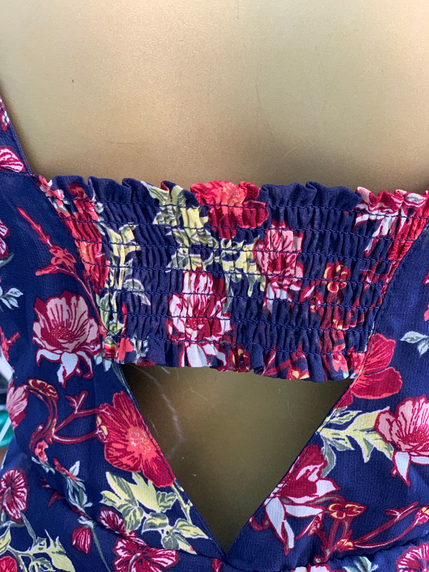 SIZE8 9G36A (Navy Blue floral)