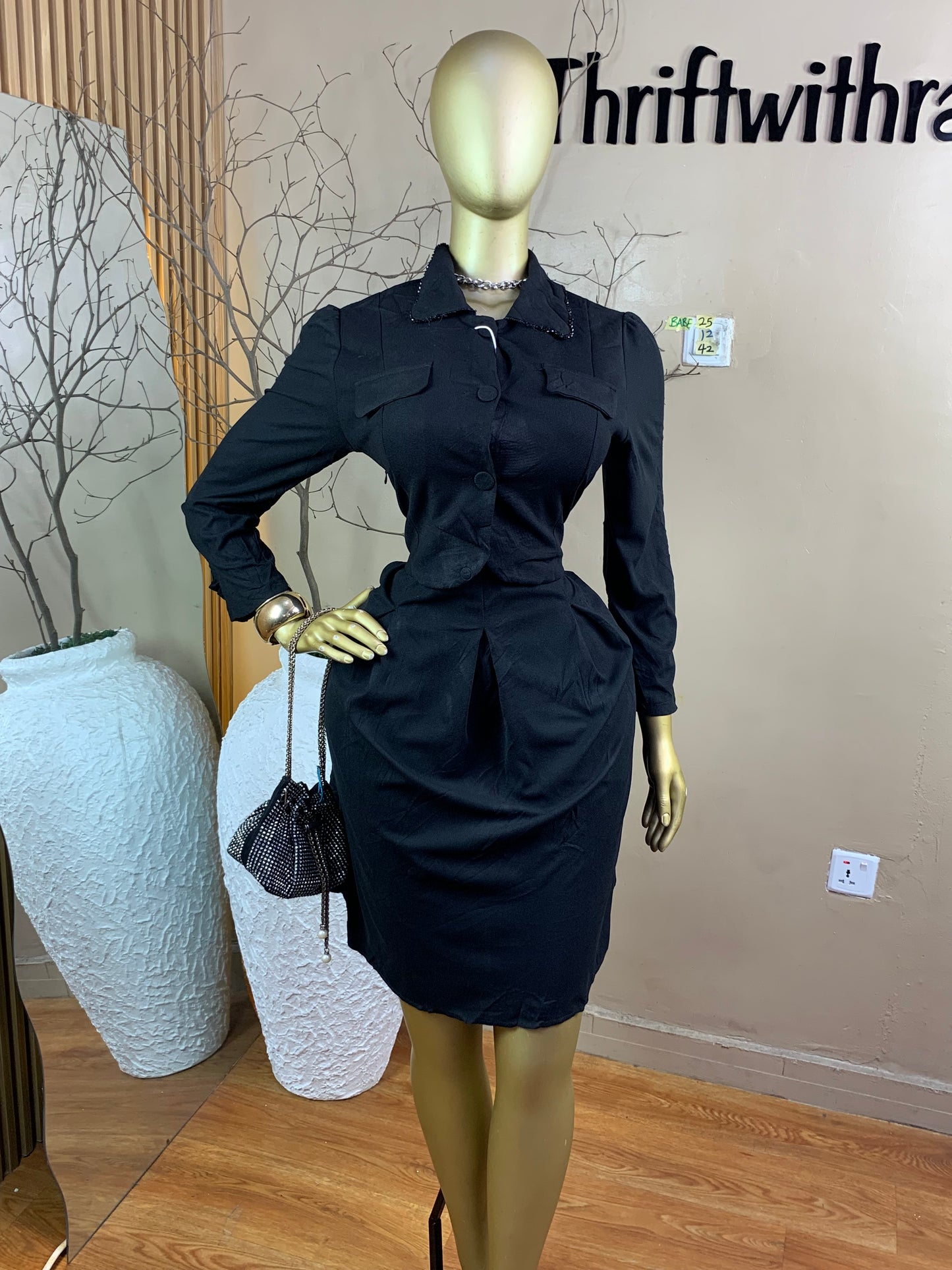 SIZE12 BABE25 LENGTH42(Black)
