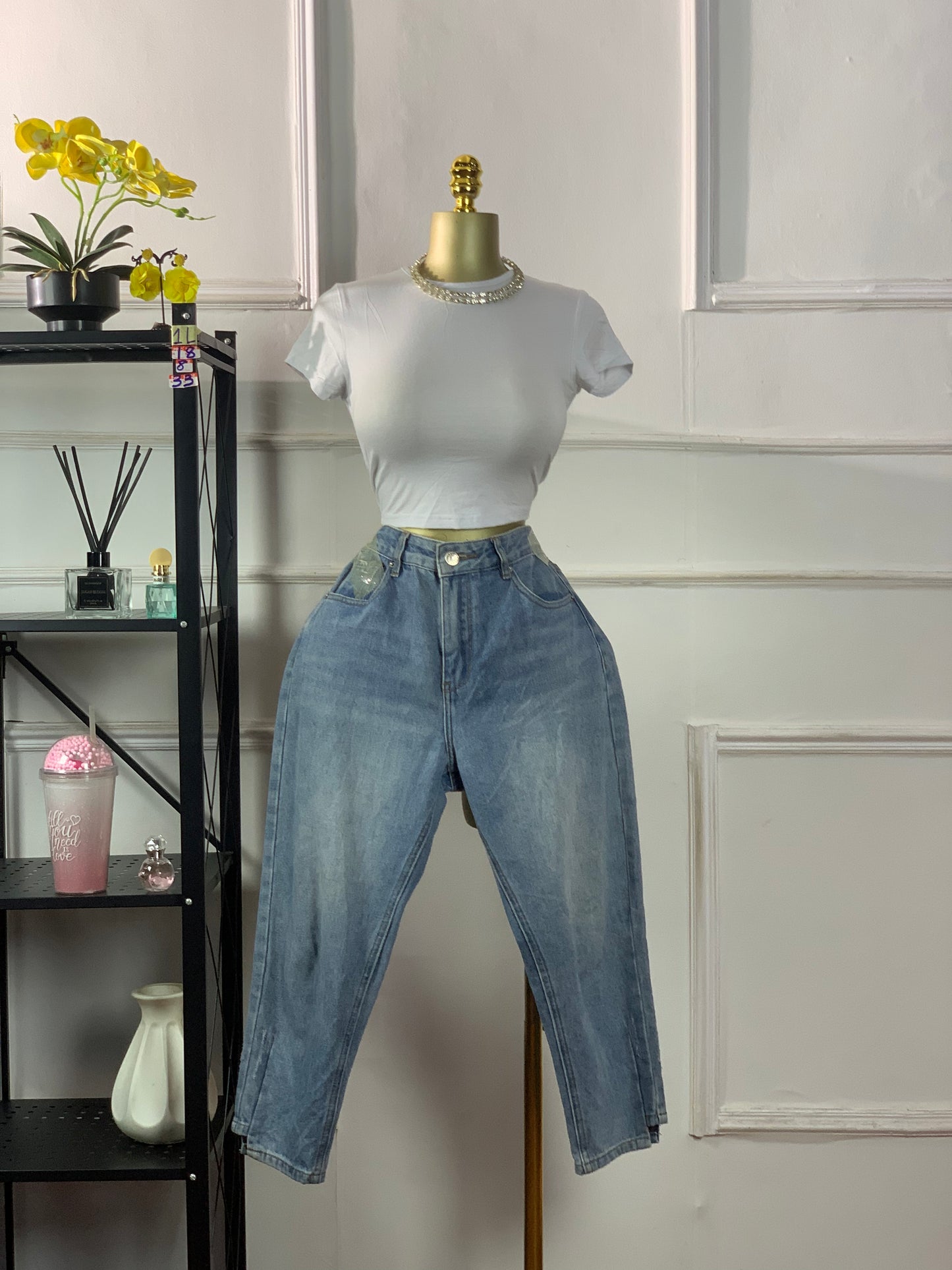 SIZE8 1L18 Length33 (Denim pants)