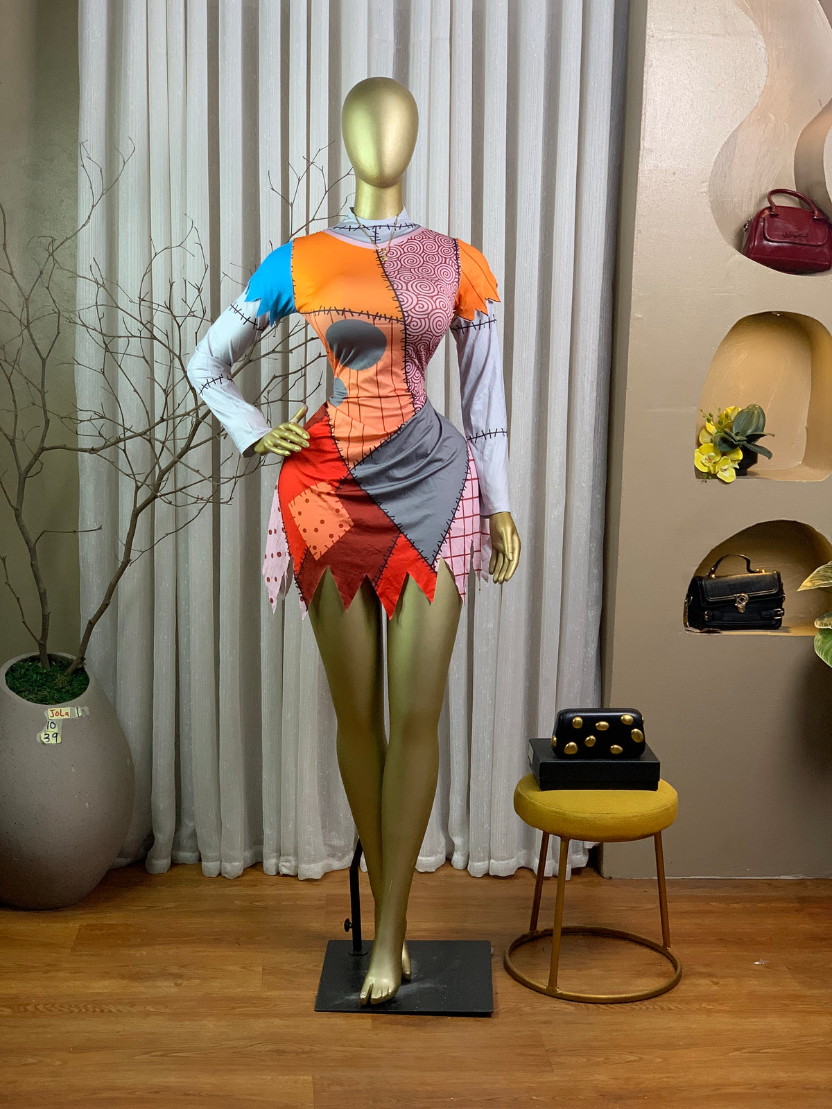 JOLA1 SIZE10 Length39 multicolor dress