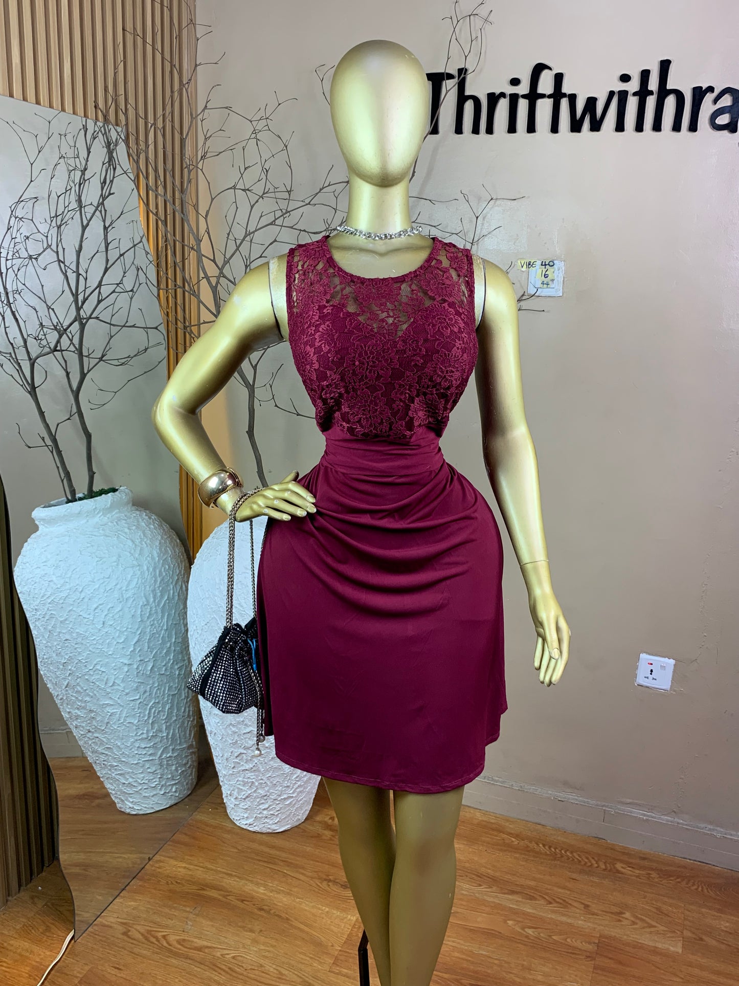 SIZE16 VIBE40 Length44(wine)