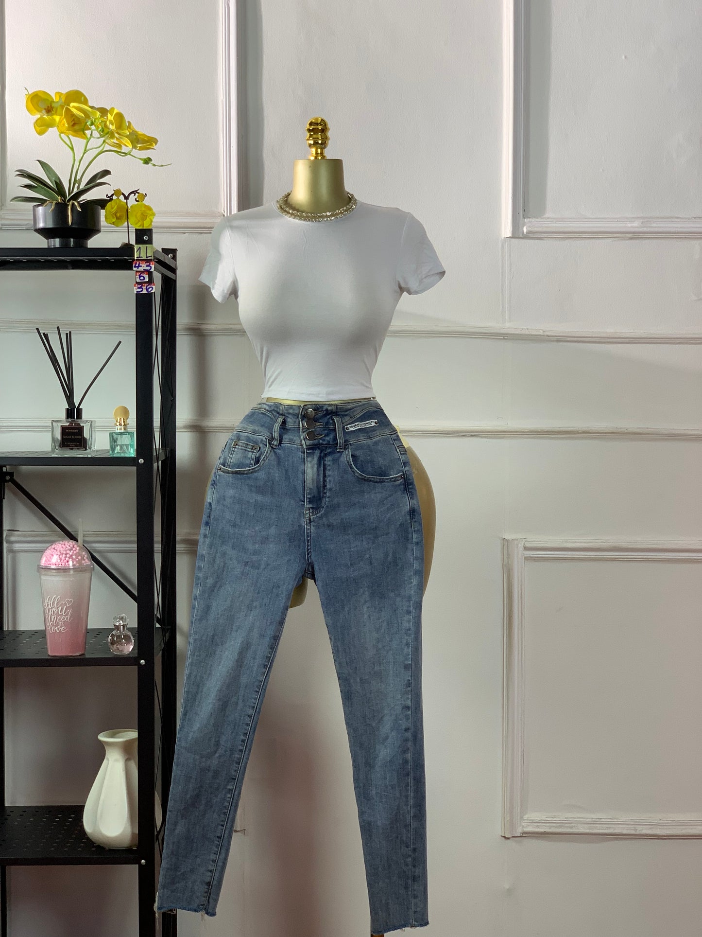 SIZE6 1L43 Length36 (Denim pants)