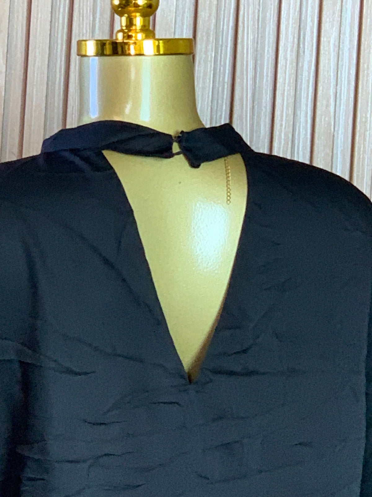 OPE14 SIZE10 Length38 black dress
