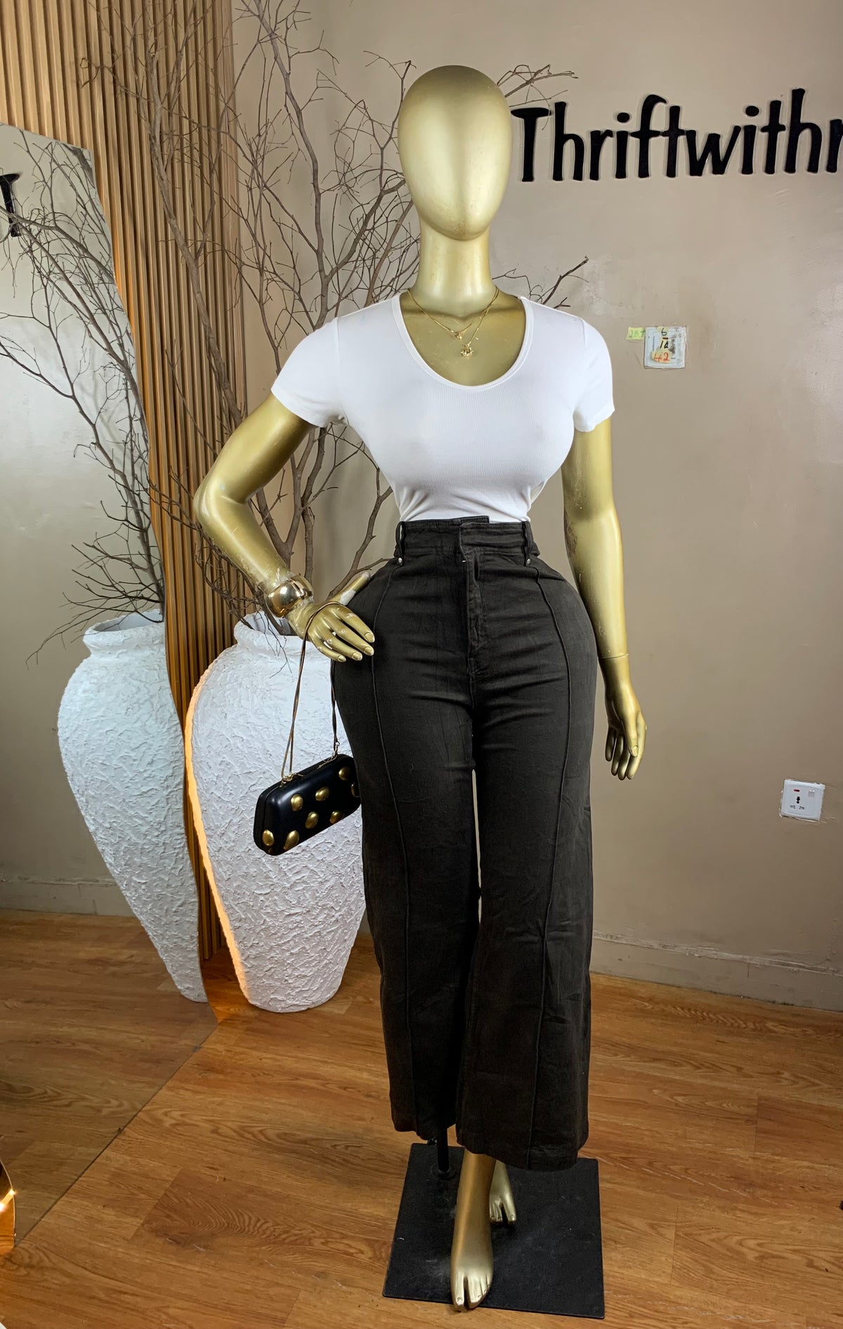2Baggy Jean6 SIZE10 Length42(Wide leg)