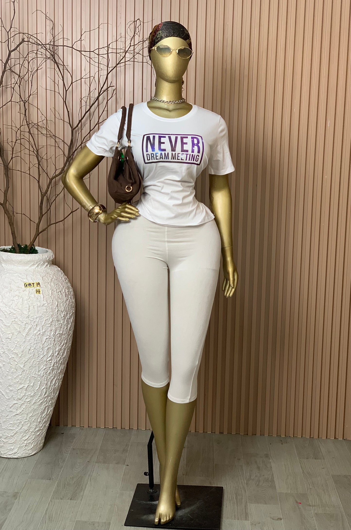 SIZE14 GLAMOUR BASIC TOP19 WHITE