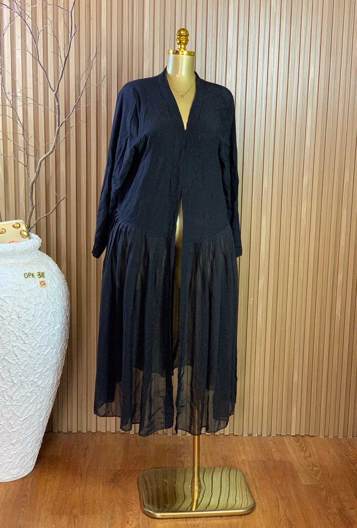 OPE38 SIZE12 black kimono