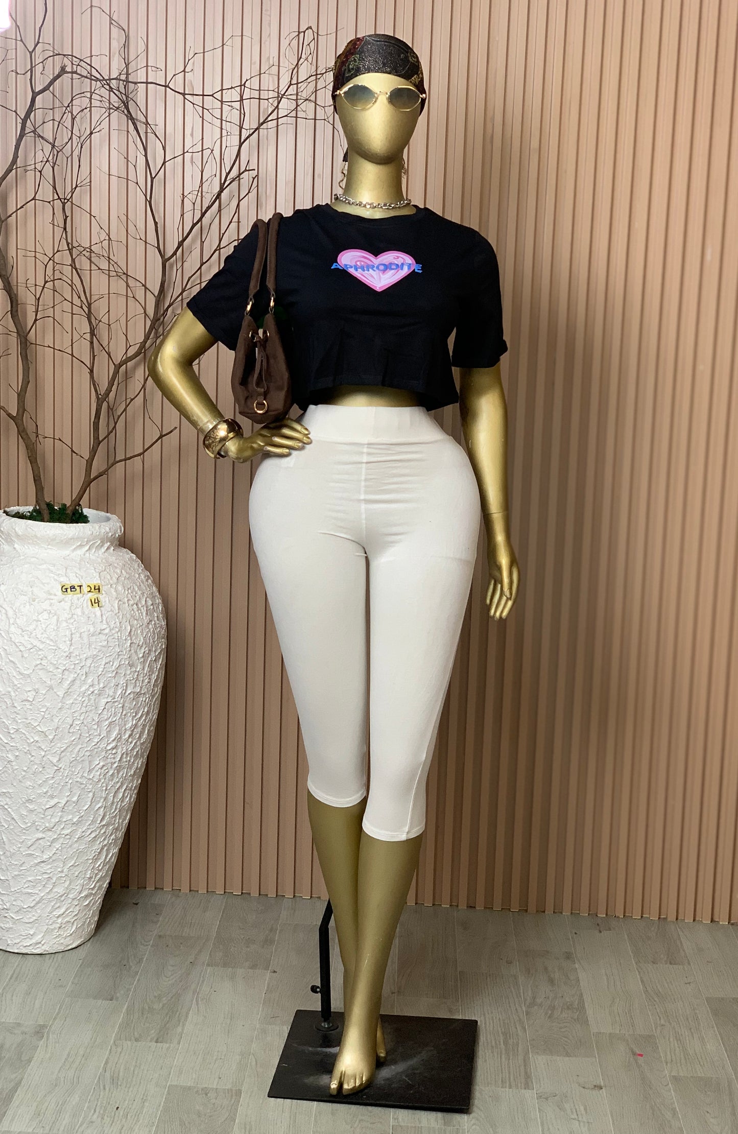 SIZE14 GLAMOUR BASIC TOP24 BLACK