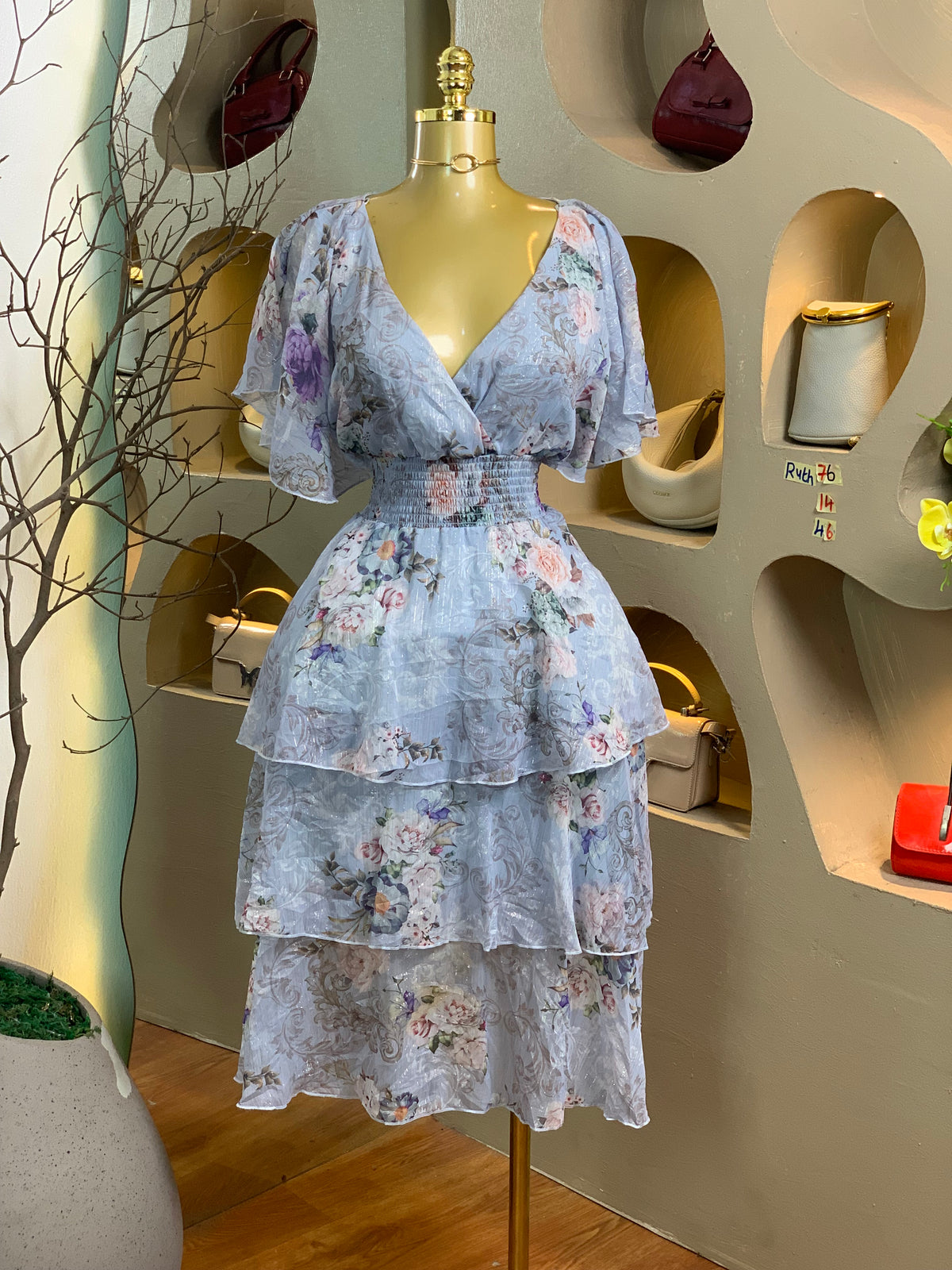 RUTH76 SIZE14 DRESS Length46