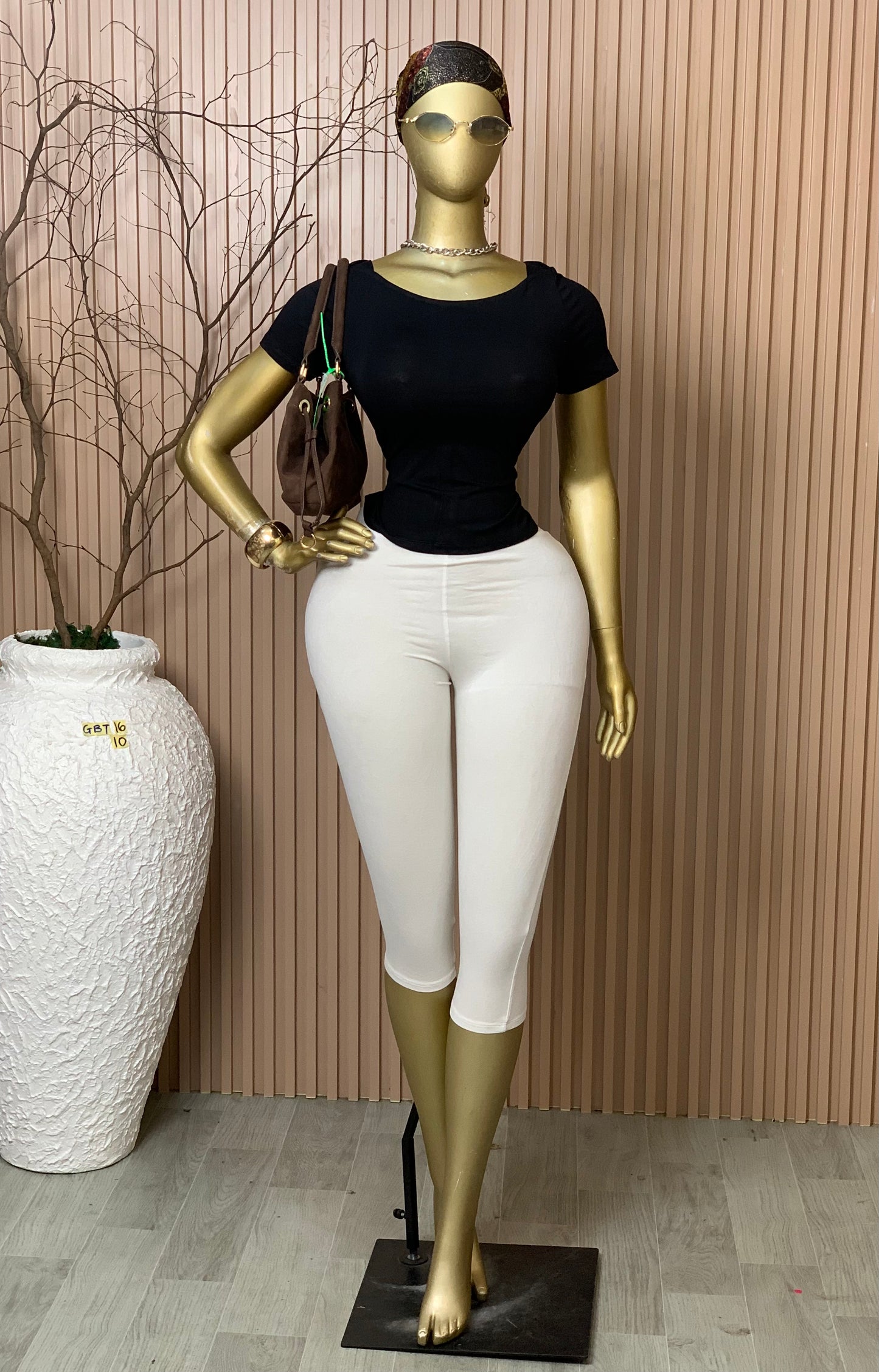 SIZE10 GLAMOUR BASIC TOP16 BLACK