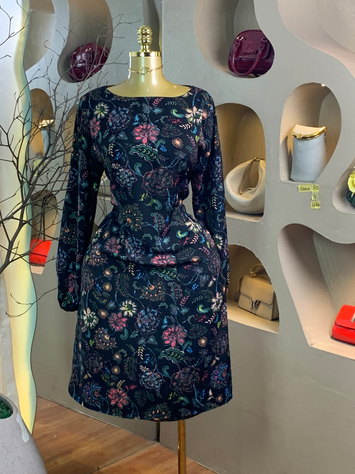 GRACE30 SIZE16 Length44 multicolor dress