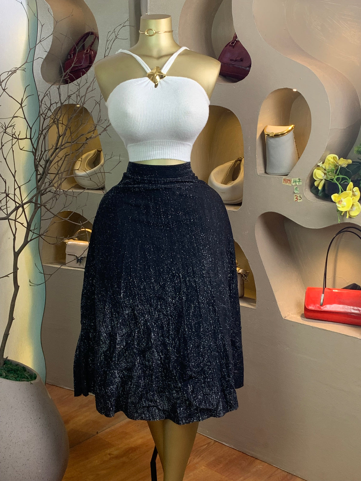 NIMI47 SIZE8 Length33(skirt only)