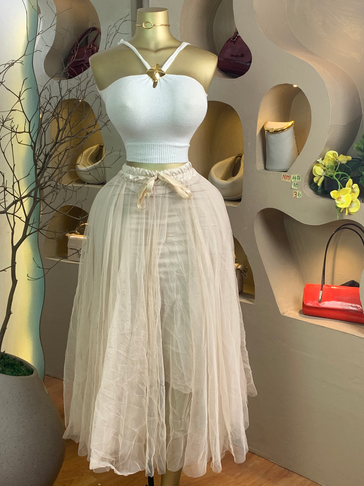 NIMI44 SIZE10 Length36(skirt only)