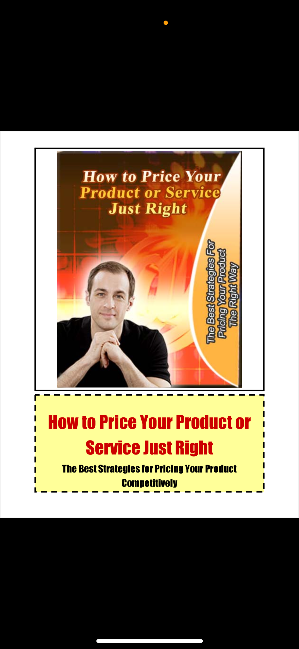 How to price product right
