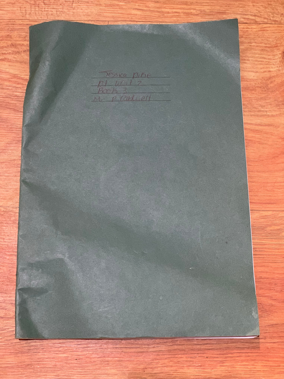 JESSICA DIKE NOTEBOOK