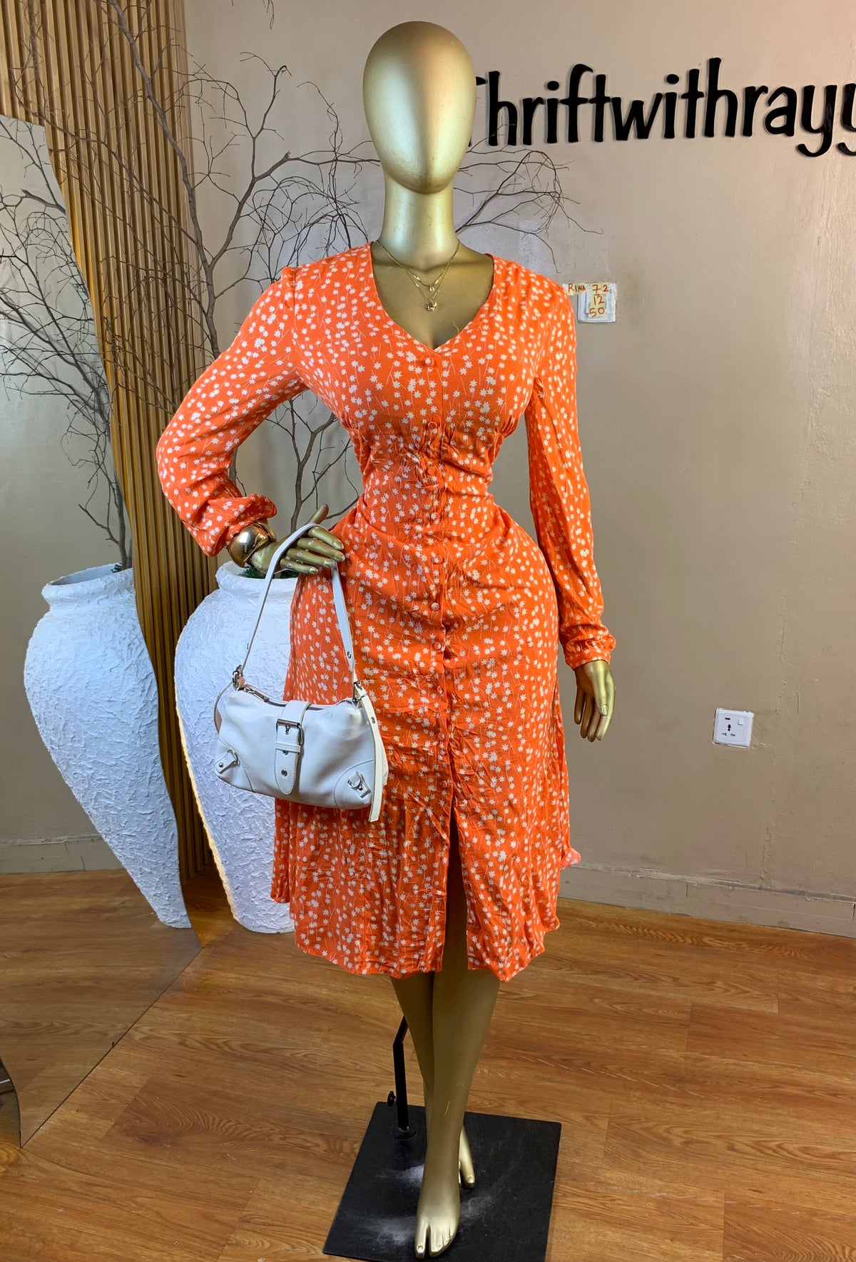 RINA72 SIZE12 Length50 dress