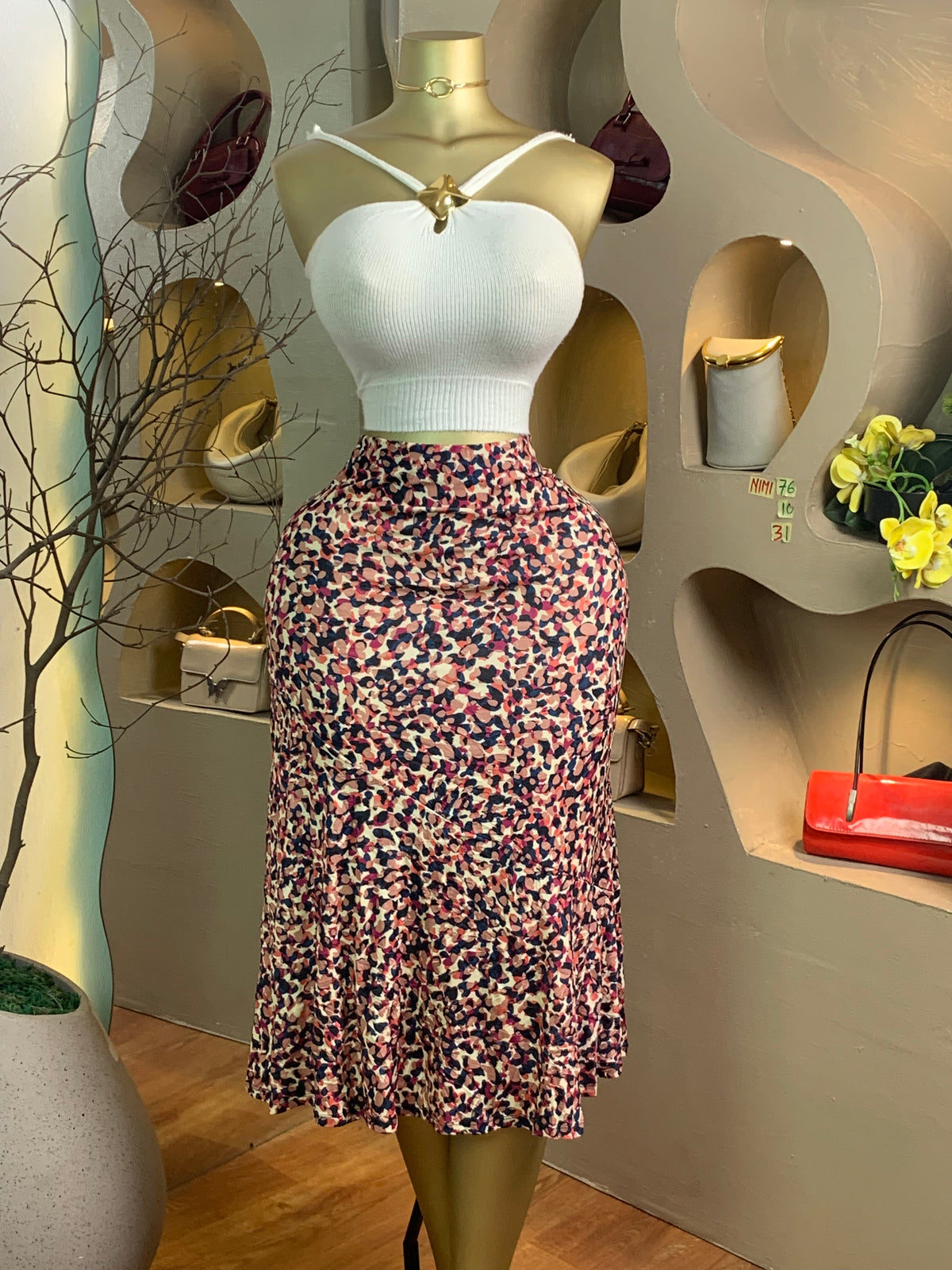 NIMI76 SIZE10 Length31(skirt only)