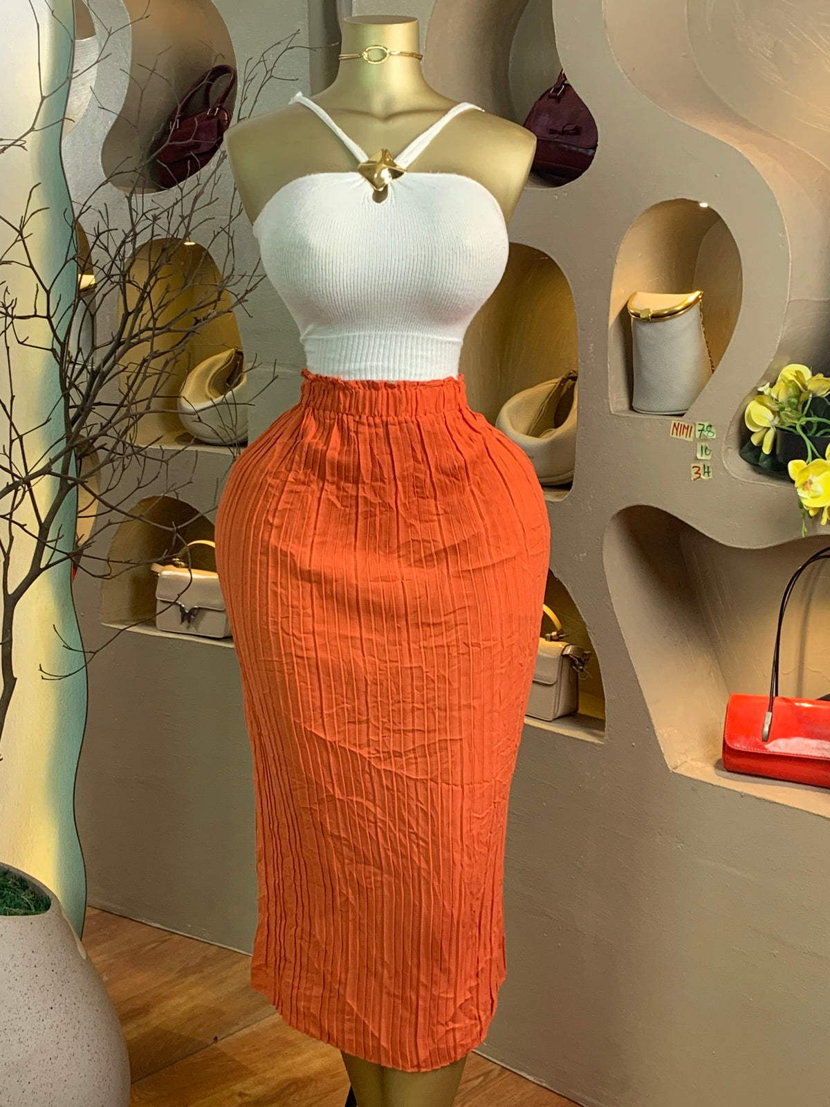 NIMI78 SIZE10 Length34(skirt only)