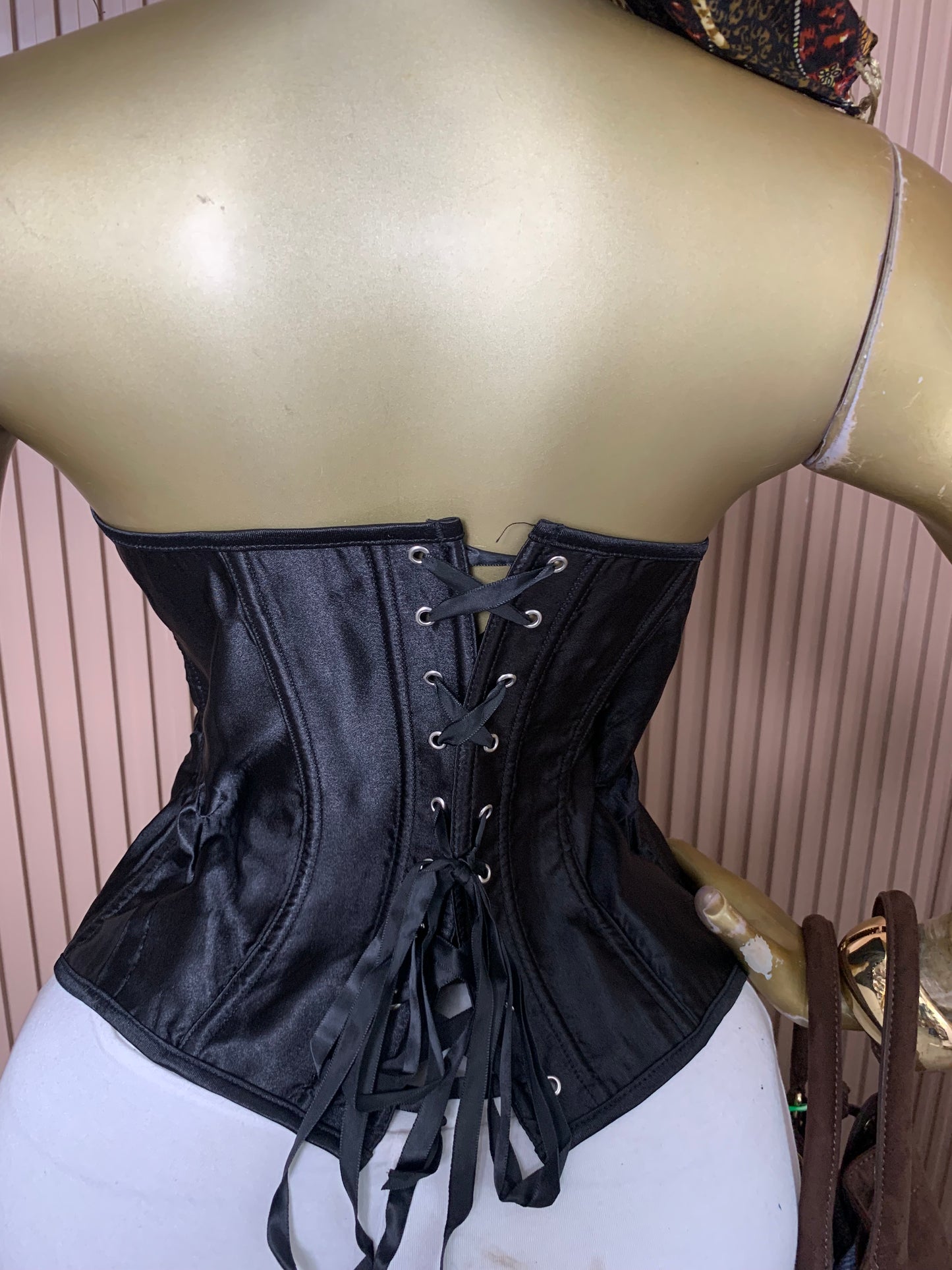 SIZE14 GLAMOUR CORSET40 BLACK