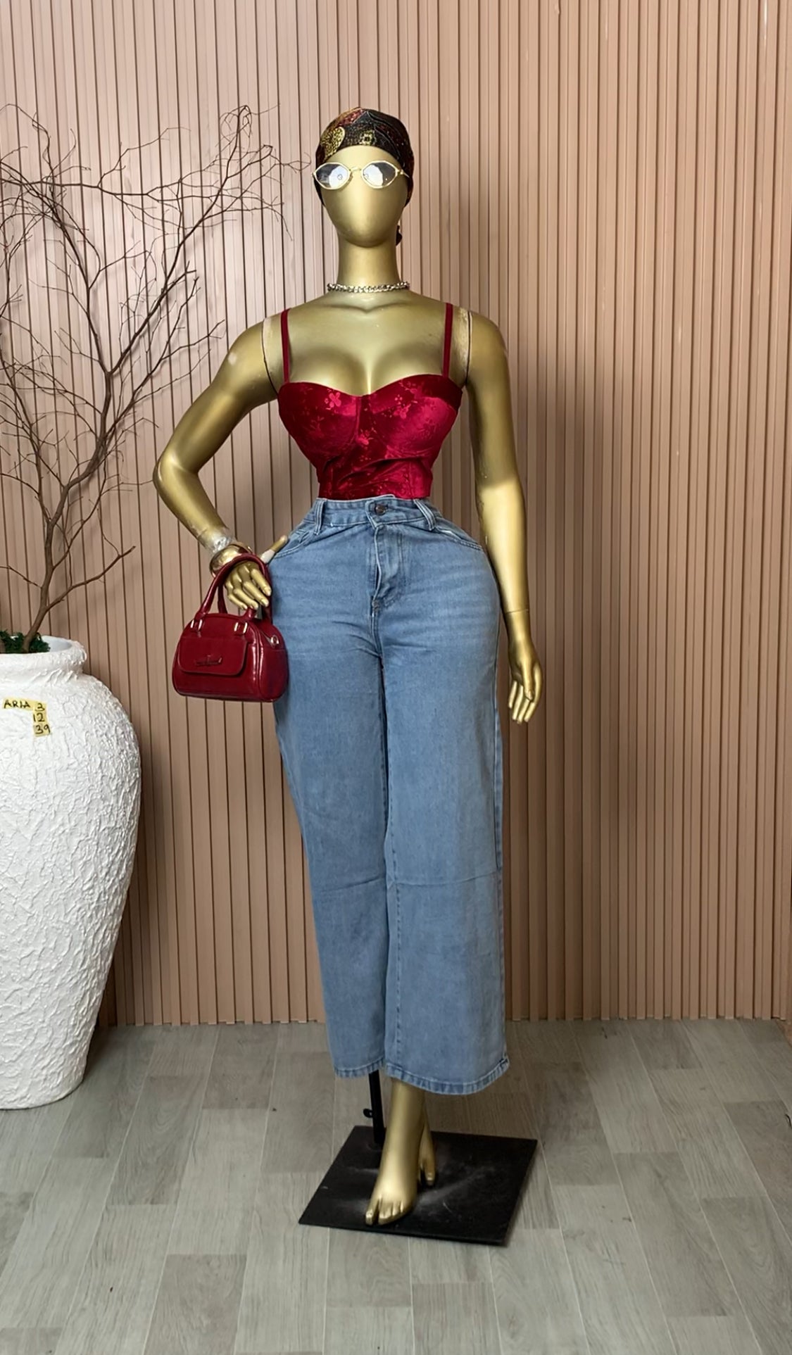 SIZE10&12 ARIA3 Length42 Baggy Jean