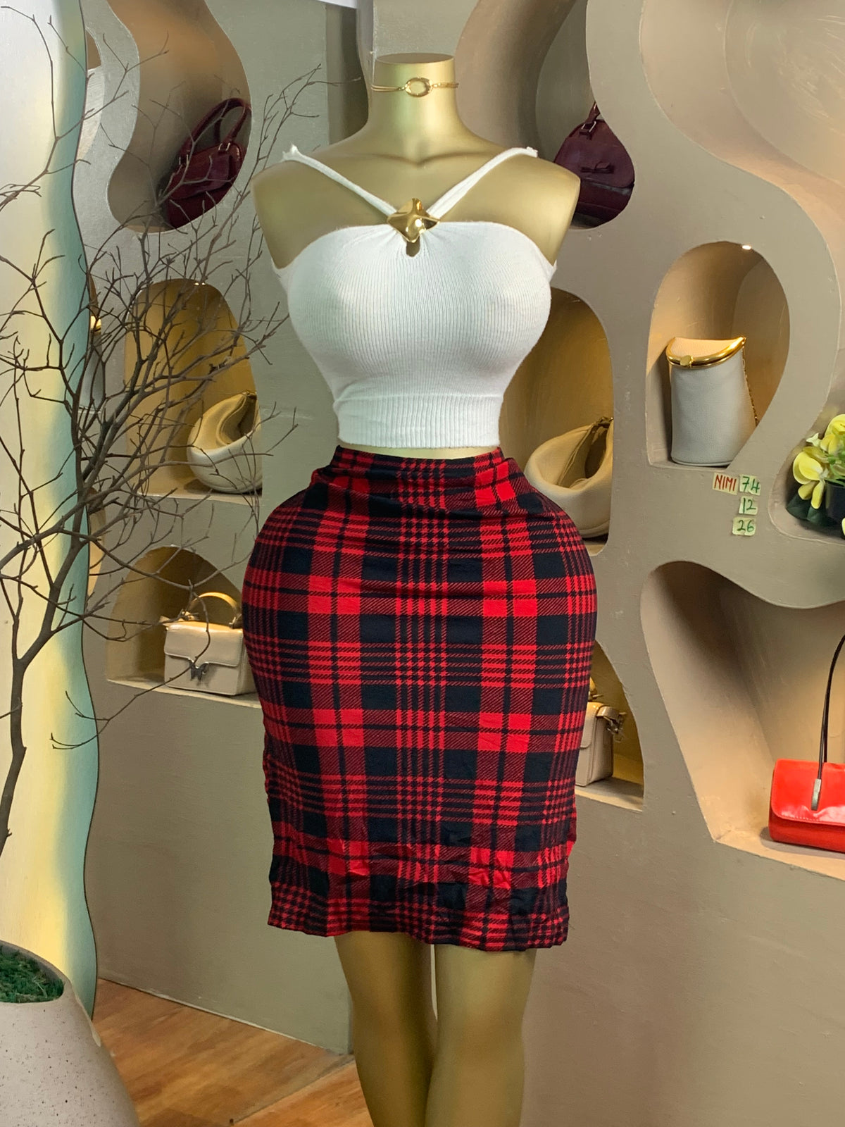 NIMI74 SIZE12 Length26(skirt only)