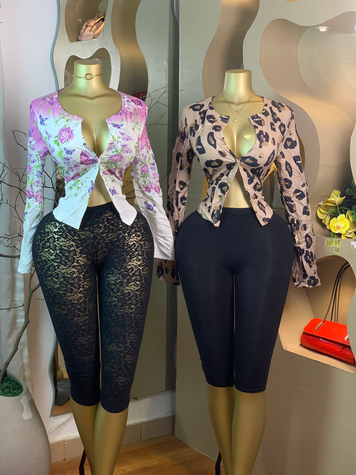 EDIT39a SIZE10 purple floral top