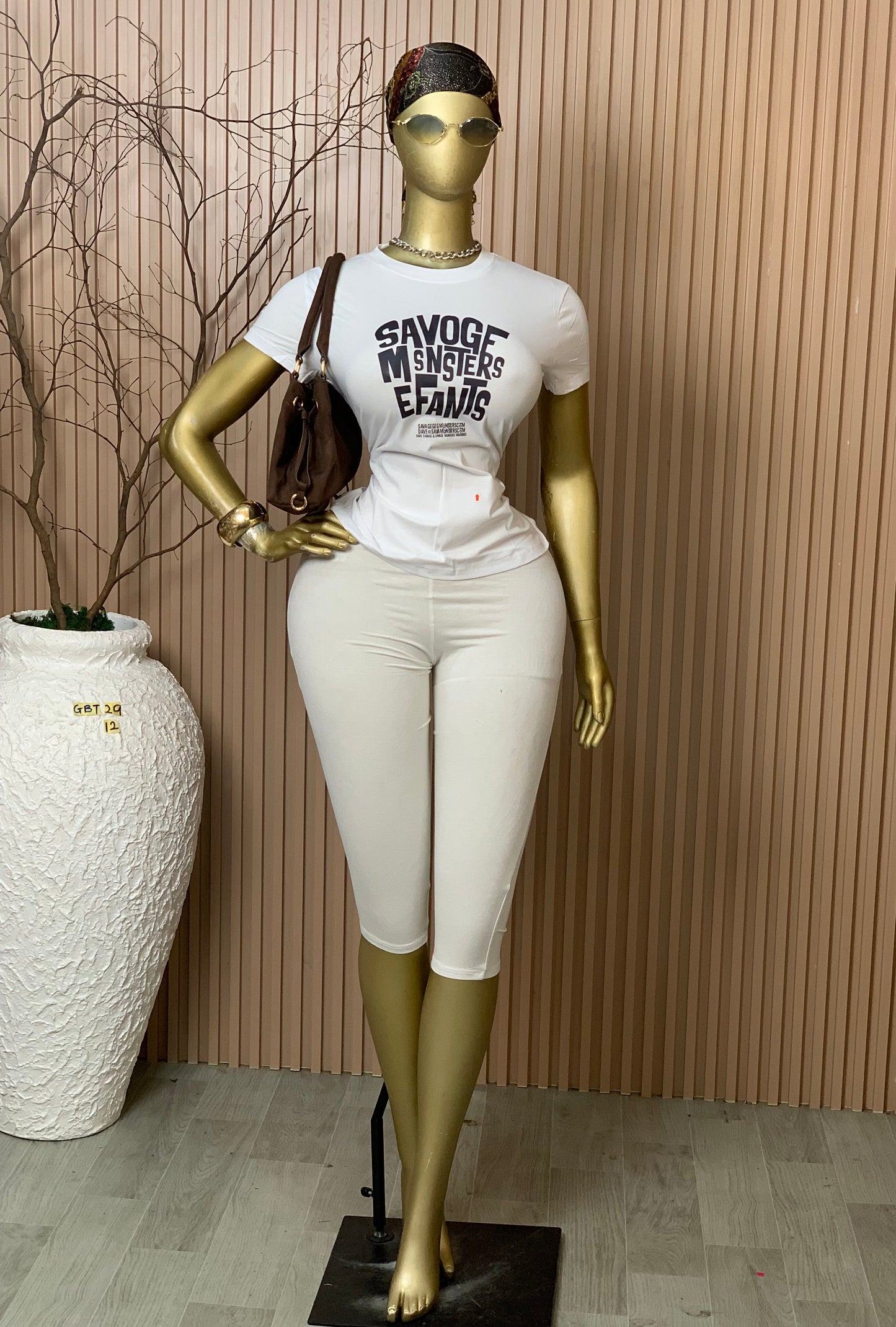 SIZE12 GLAMOUR BASIC TOP29 WHITE