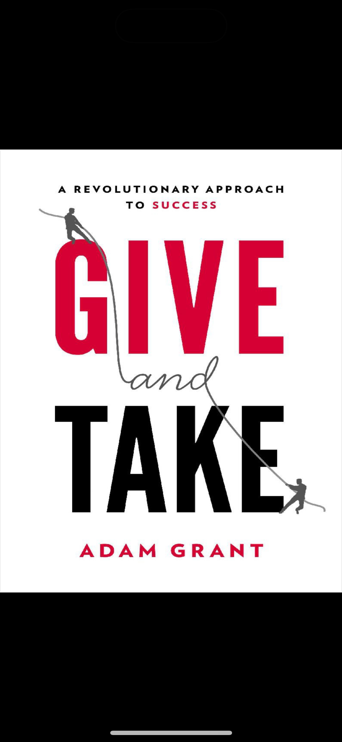 Give and take to success