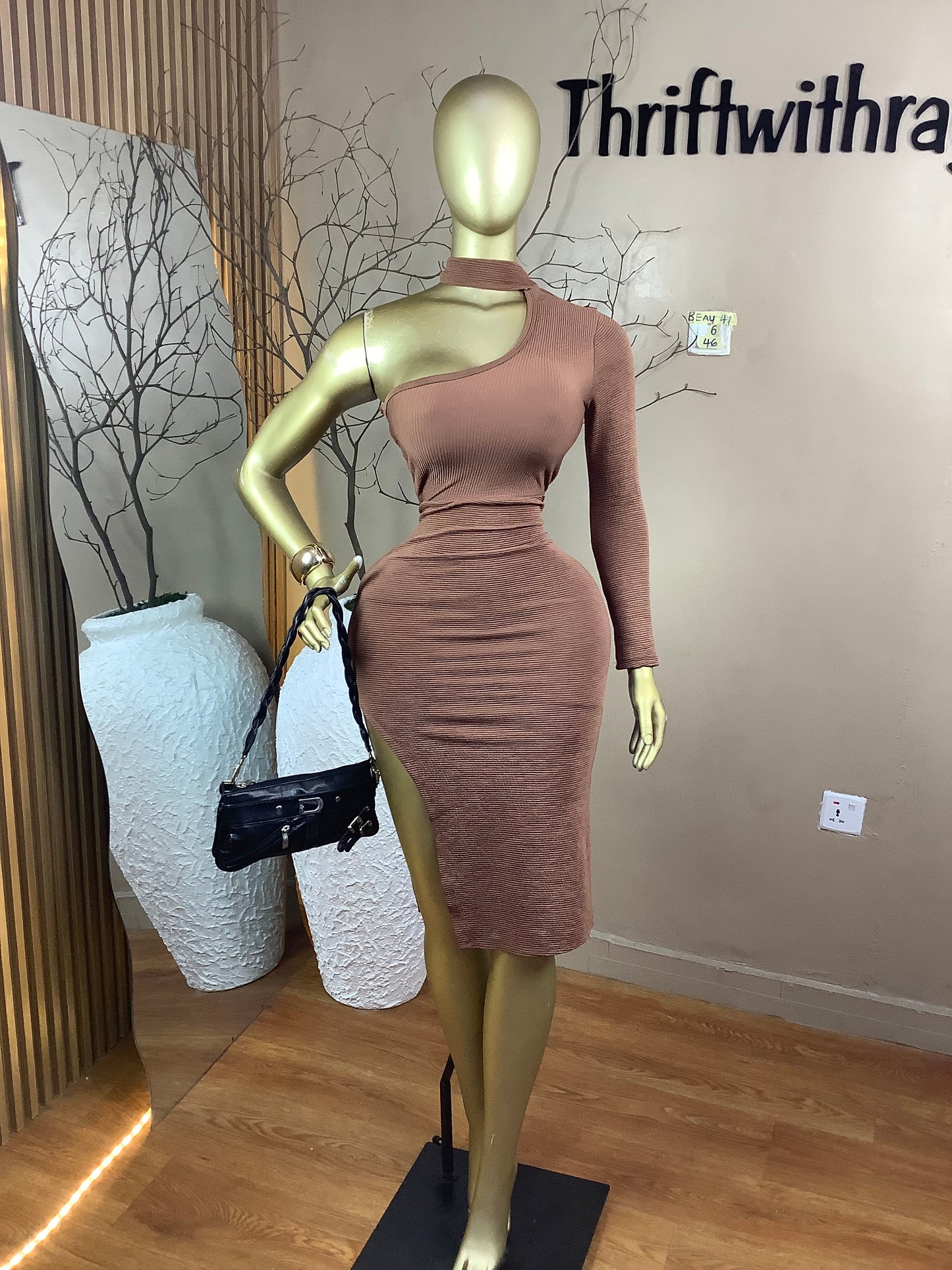 SIZE6 Beau41 Length46(brown)