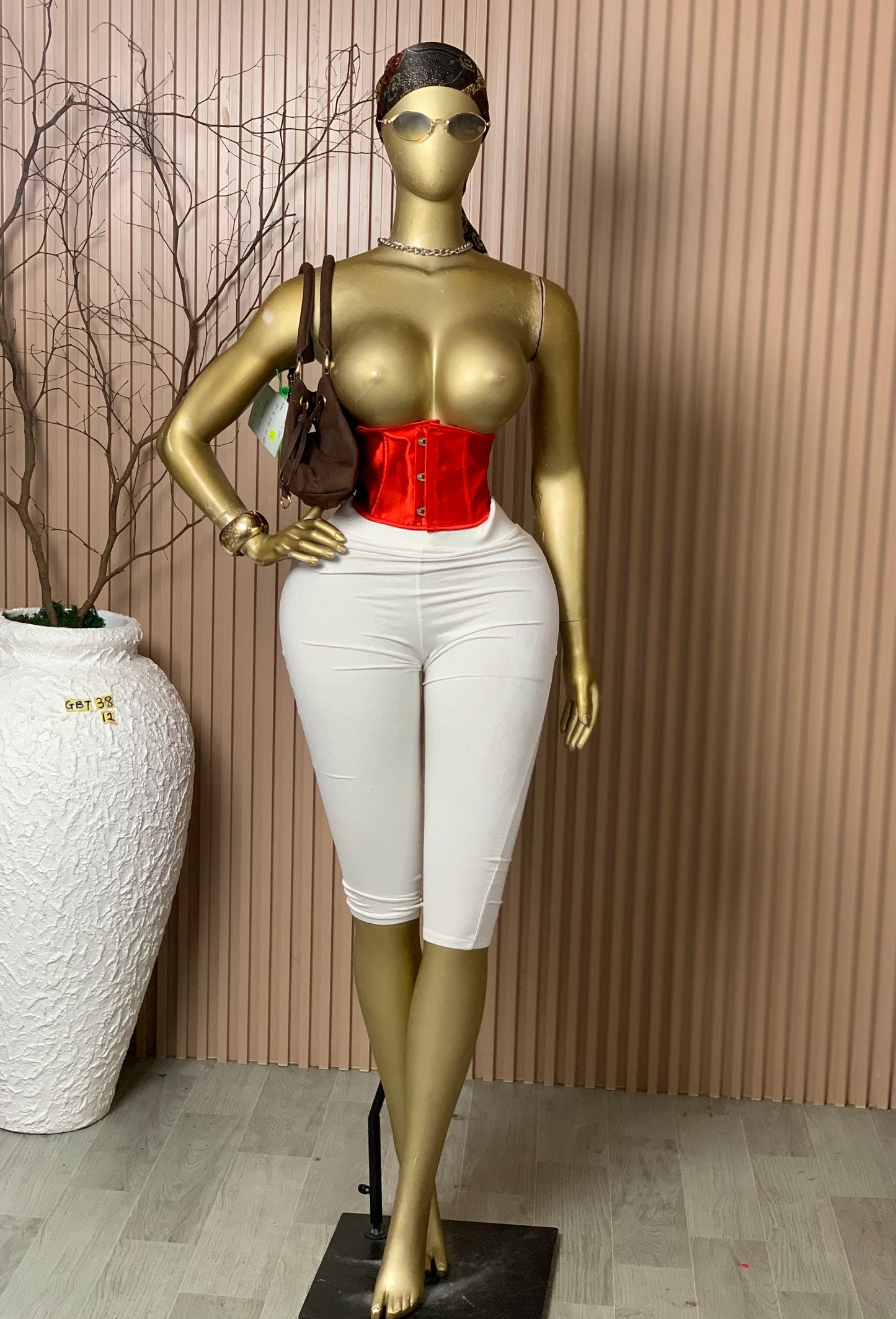 SIZE12 GLAMOUR CORSET38 RED