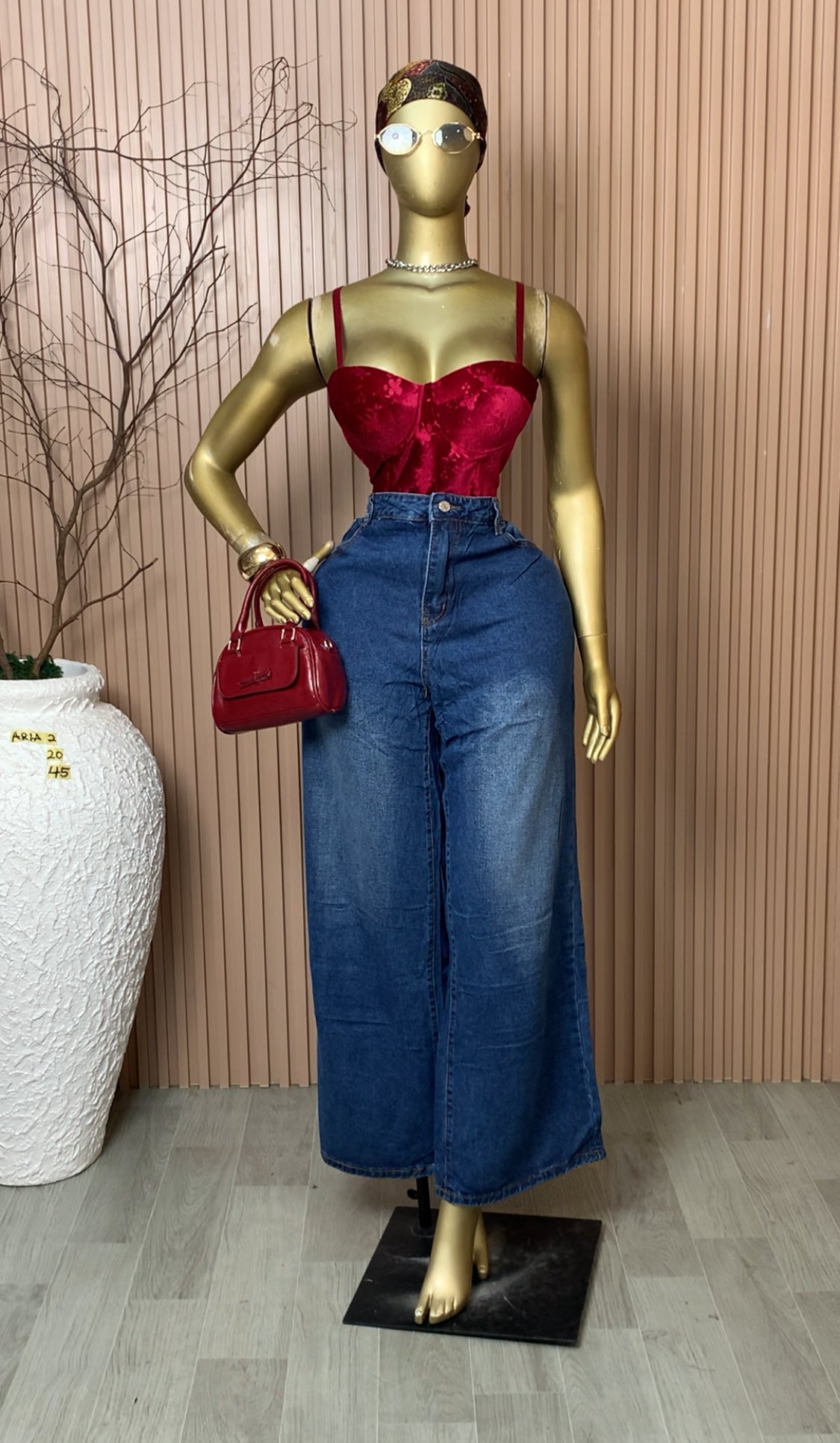 SIZE20 ARIA2 Length45 Baggy Jean