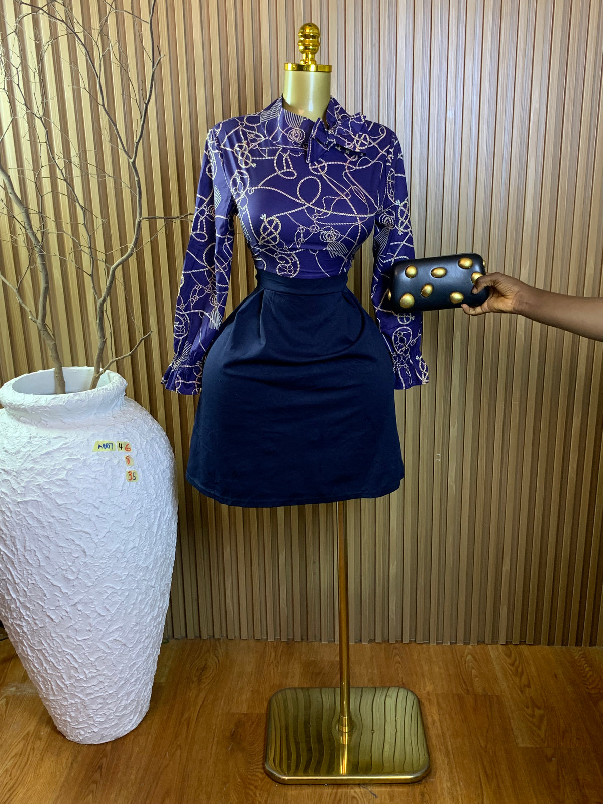 ABBY46 SIZE8 Length35 corporate dress