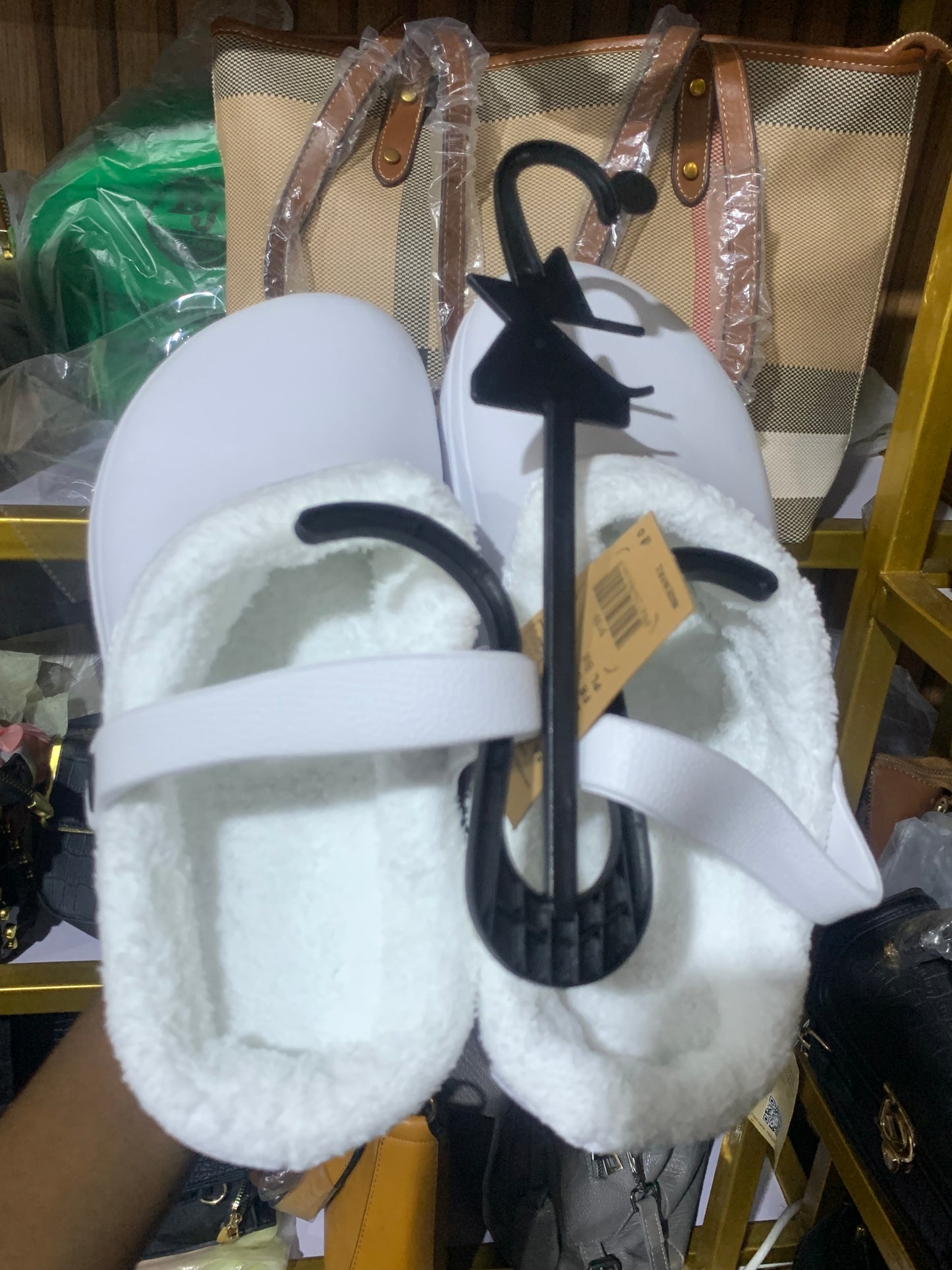 WHITE crocs3 SIZE40