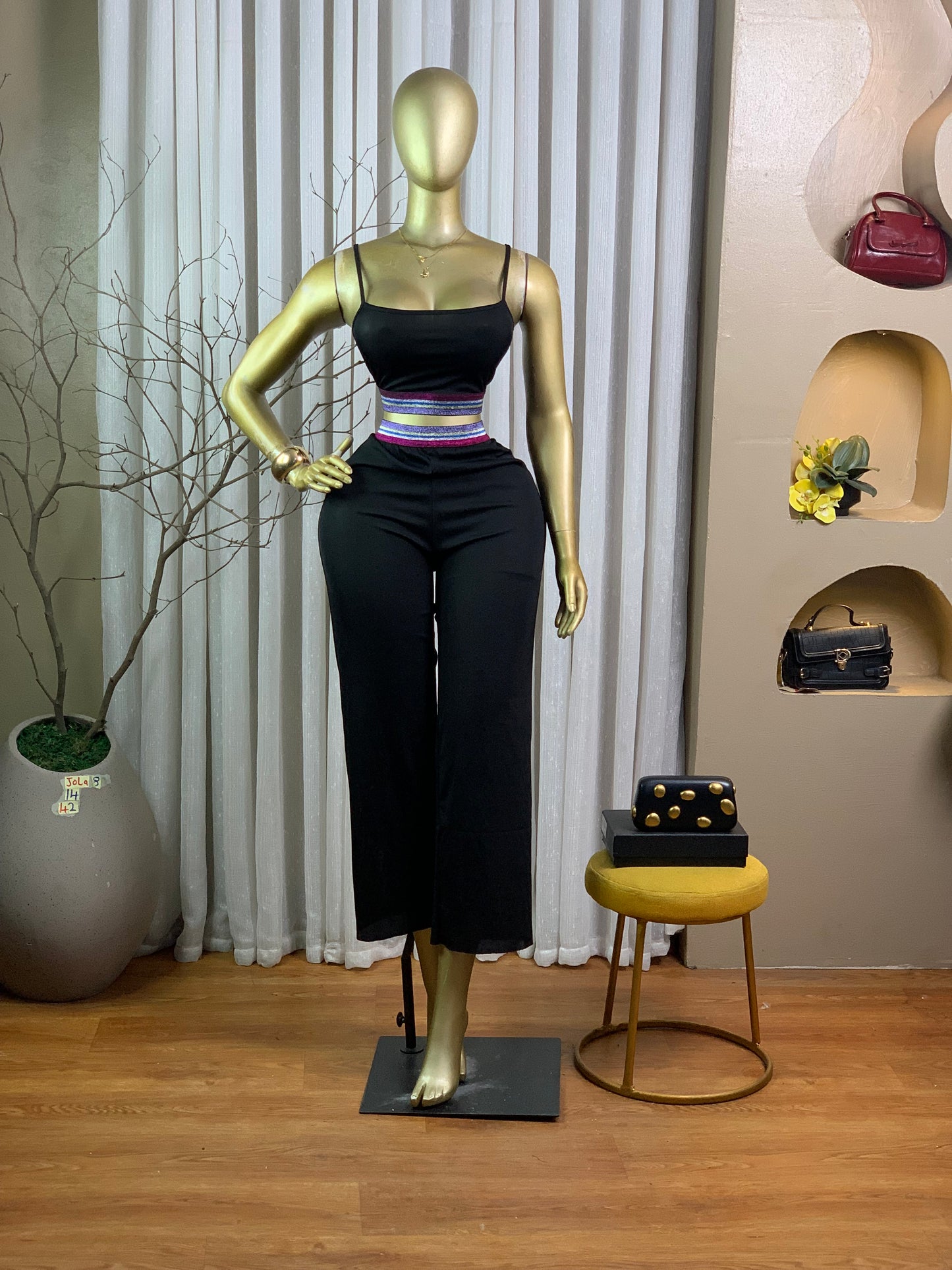 JOLA8 SIZE14 Length42 black 2’pcs