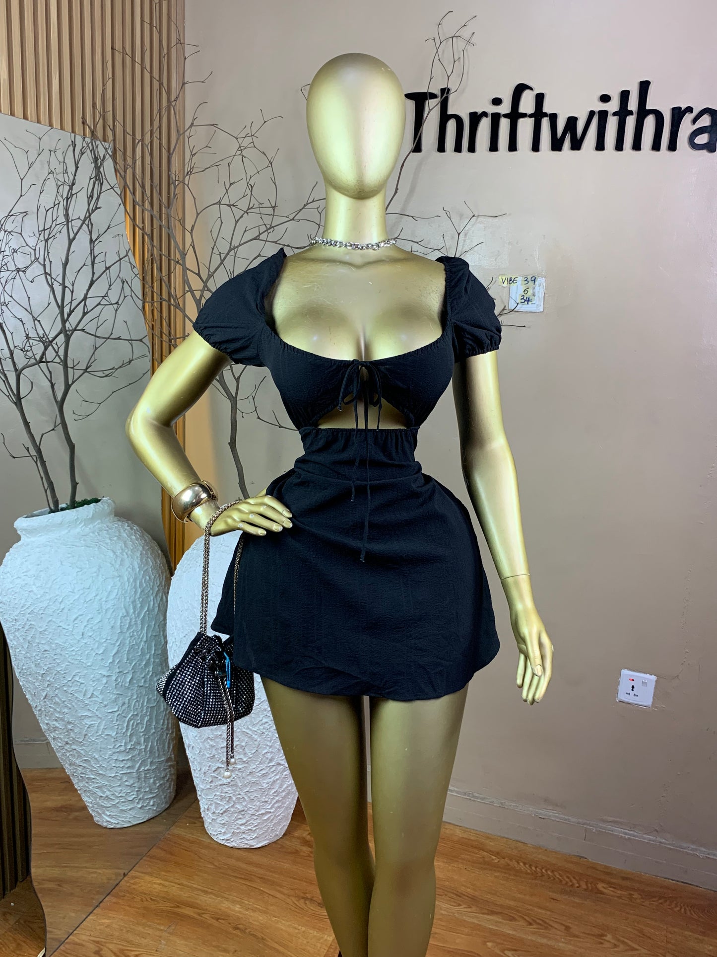 SIZE6 VIBE39 Length34(black)