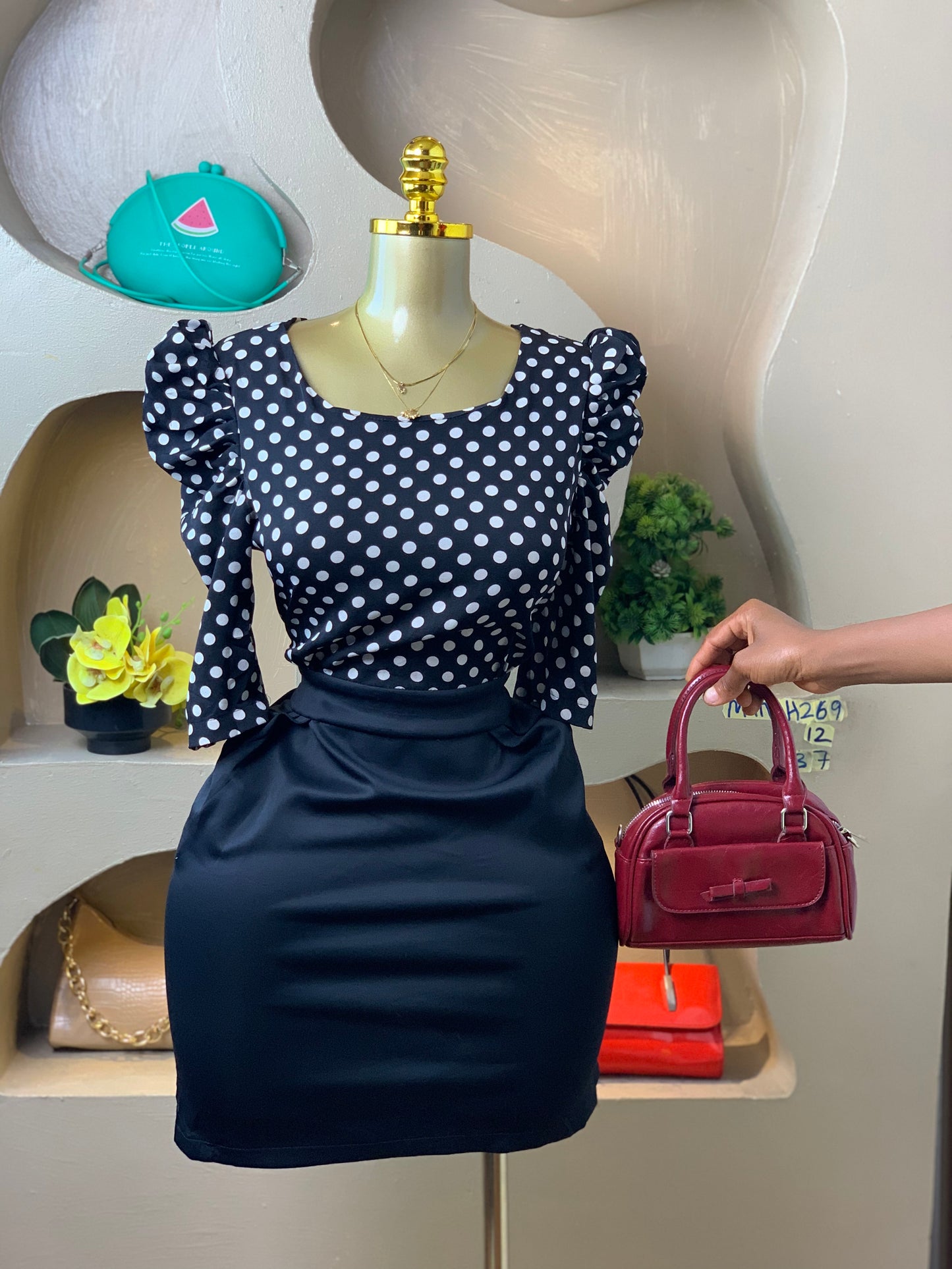 SIZE12 MUNCH269 Length37 (polka dots)