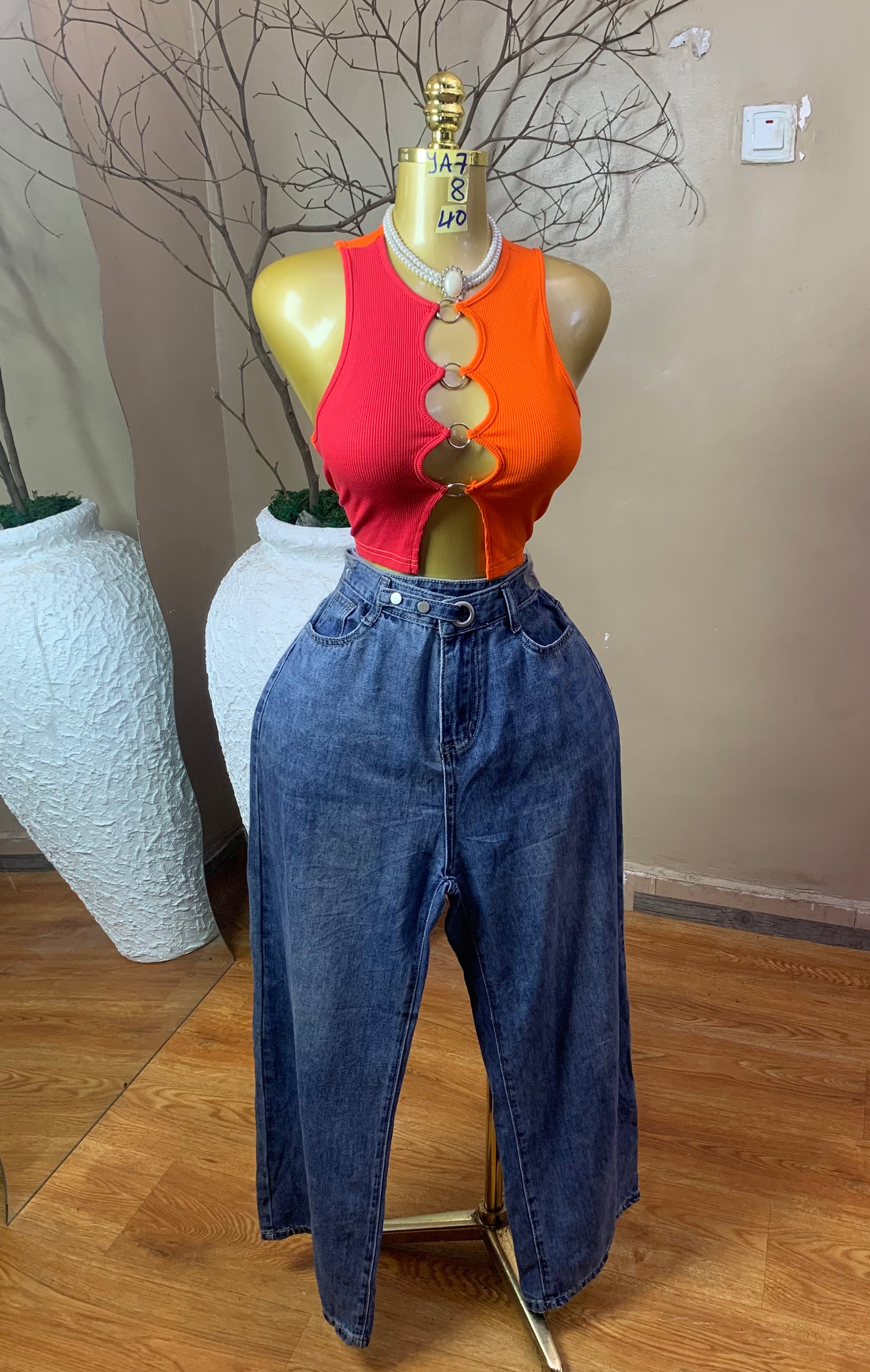 SIZE8 YA7 Length40 (Jean only)