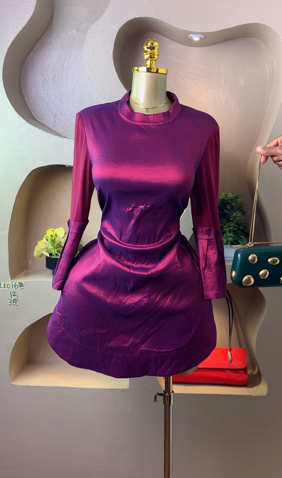 LEO162 PINK DRESS SIZE12 Length35