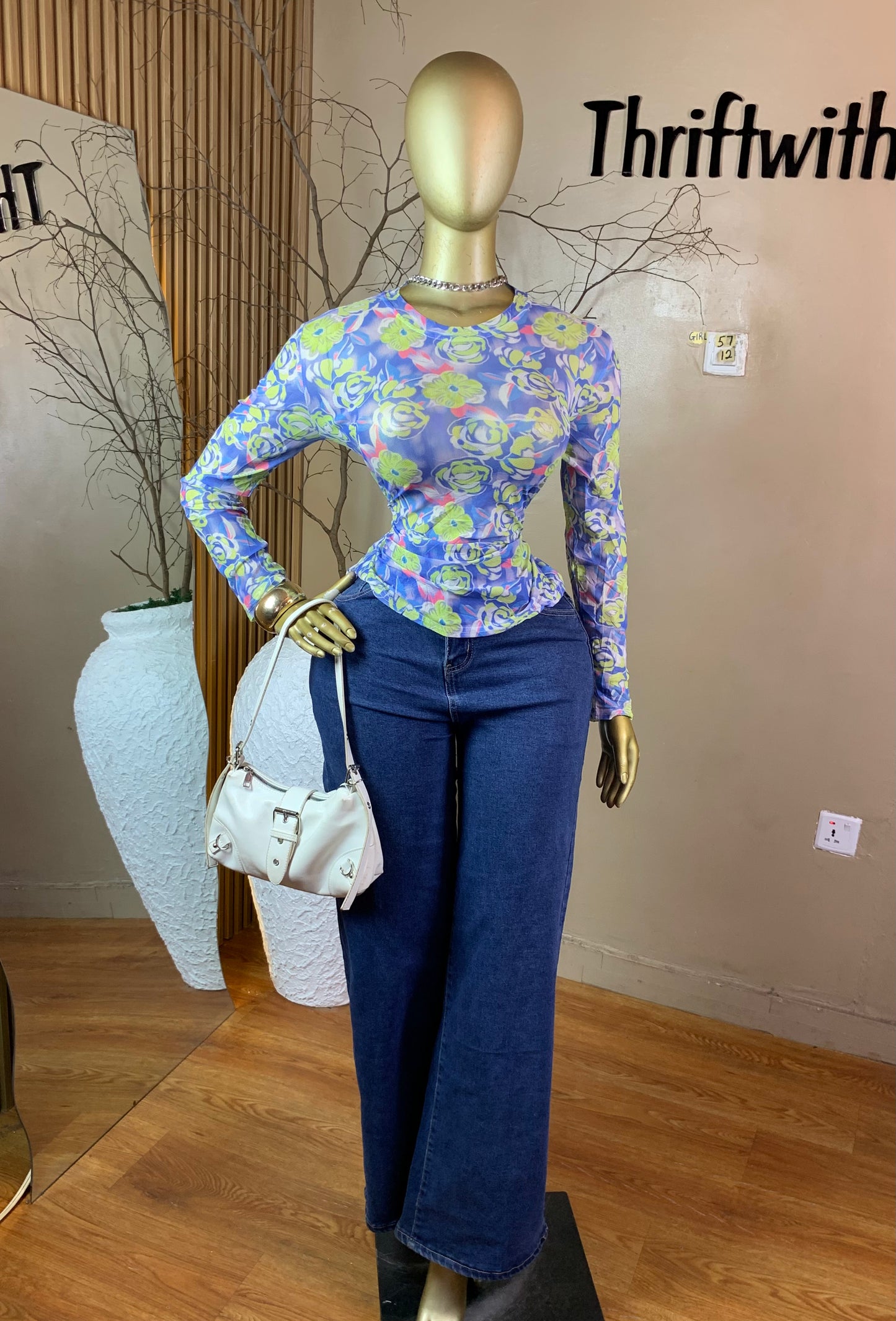 SIZE12 GIRL57 MESH TOP ONLY