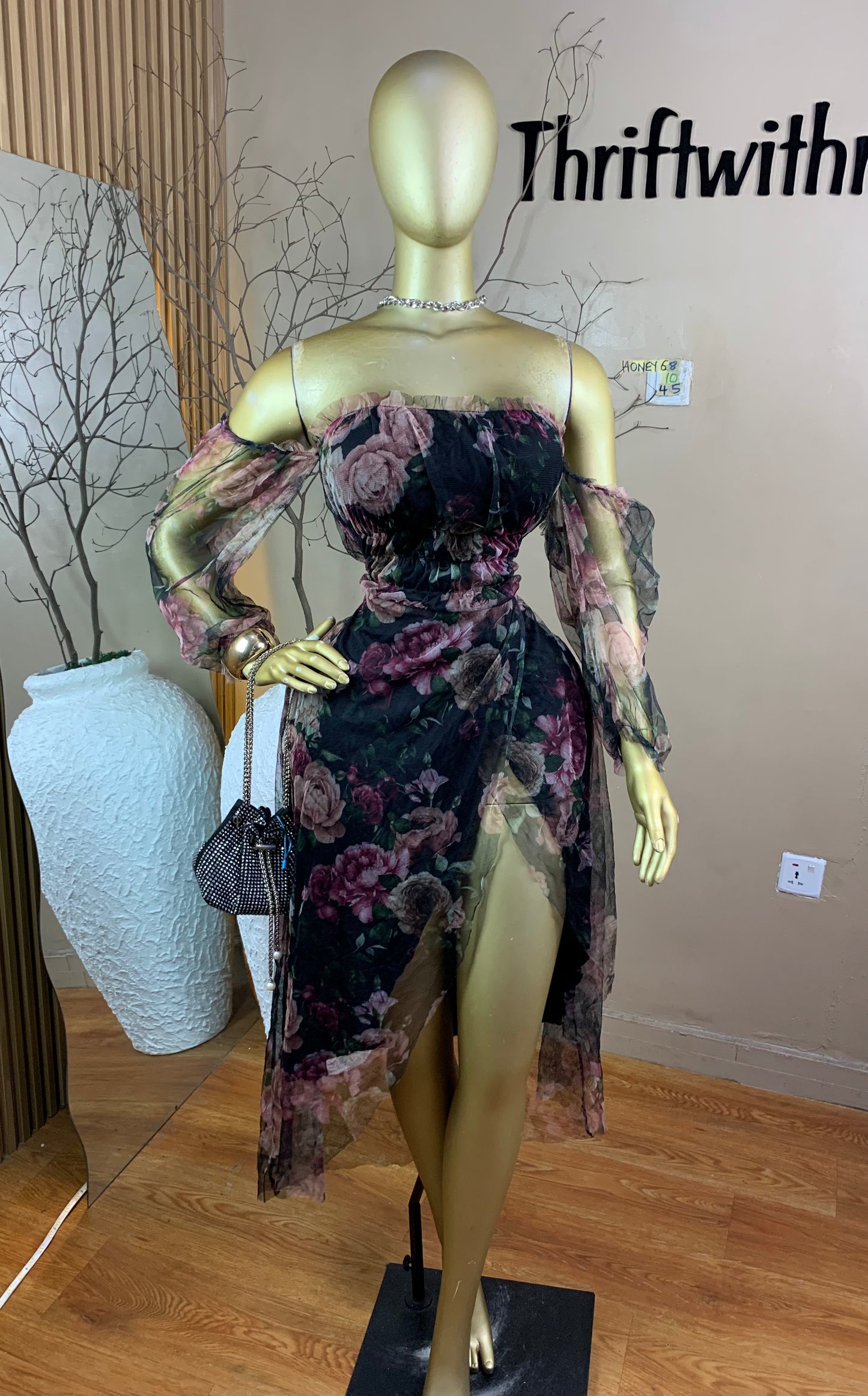 SIZE10 HONEY68 Length45(floral)