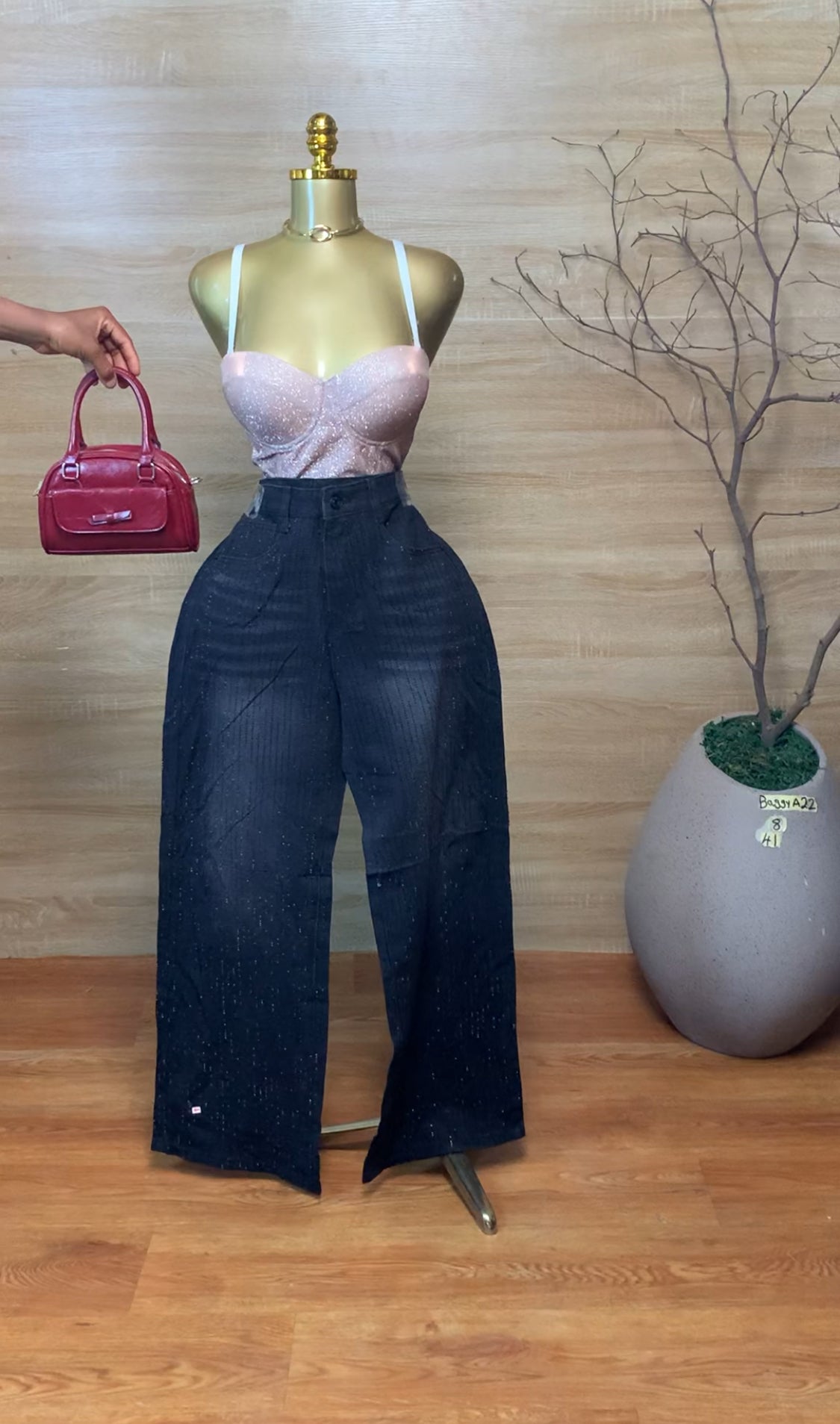 SIZE8 BAGGYA22 Length41 Jean Only