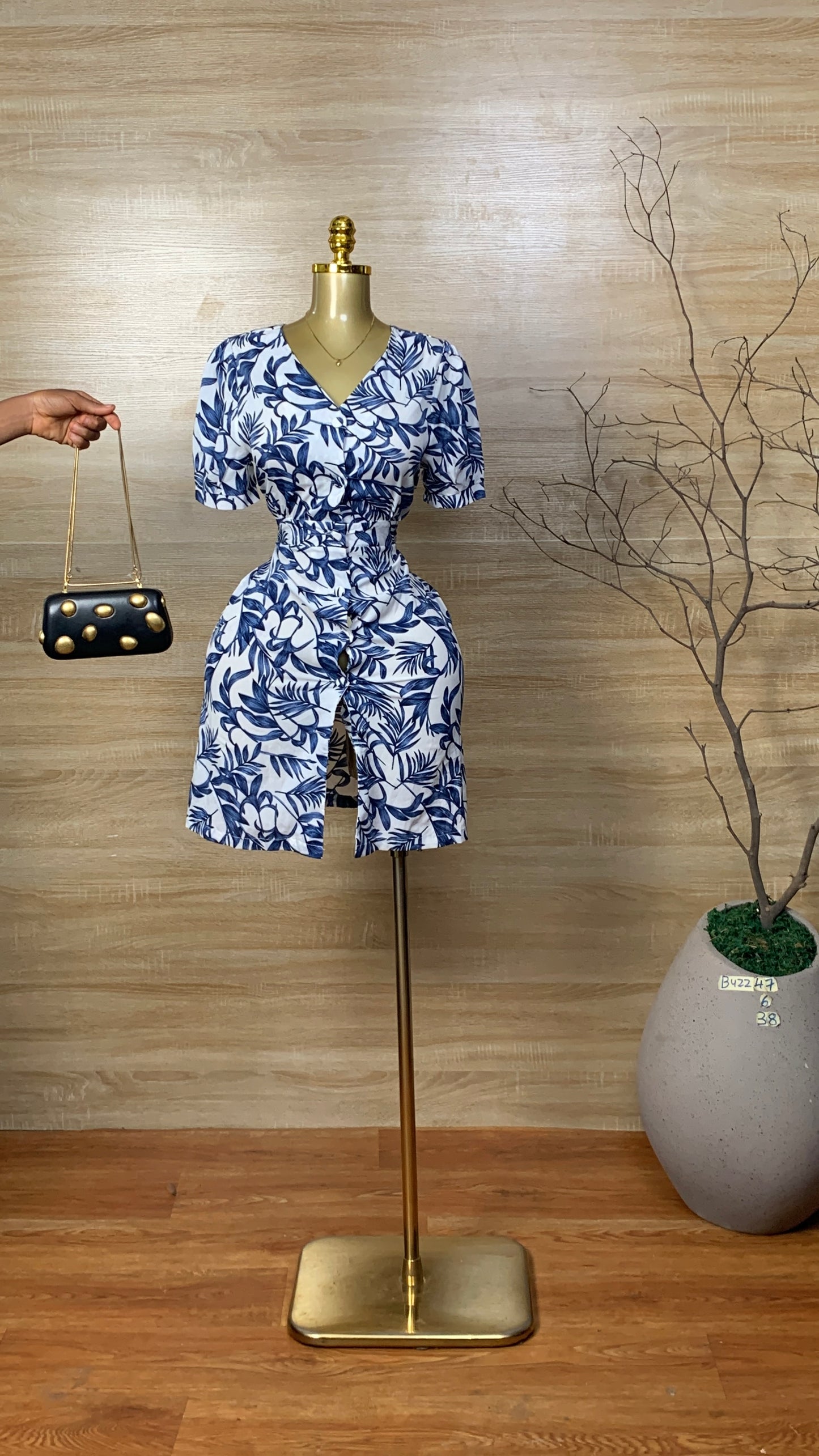 SIZE6 BUZZ47 DRESS Length38