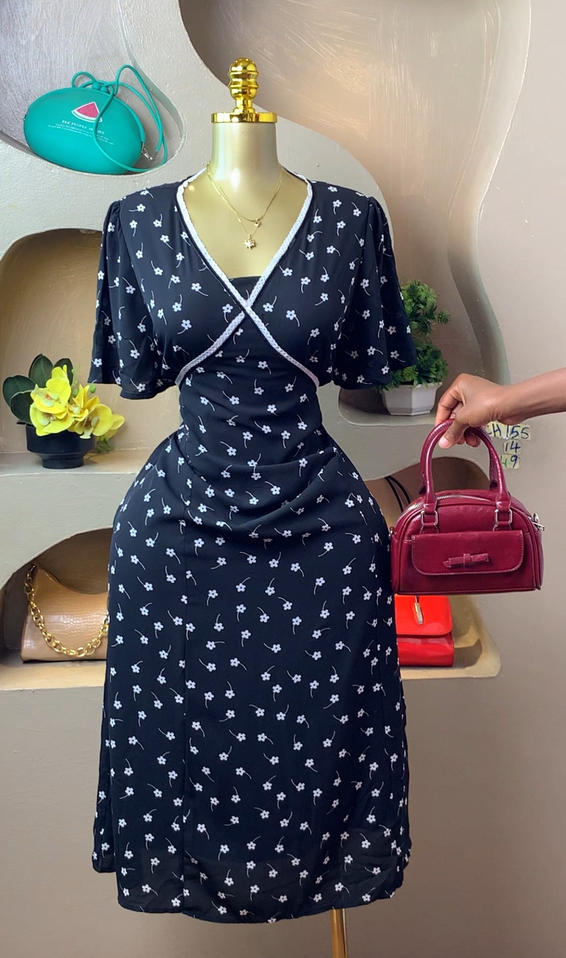 SIZE14 MUNCH155 Length49 (floral)