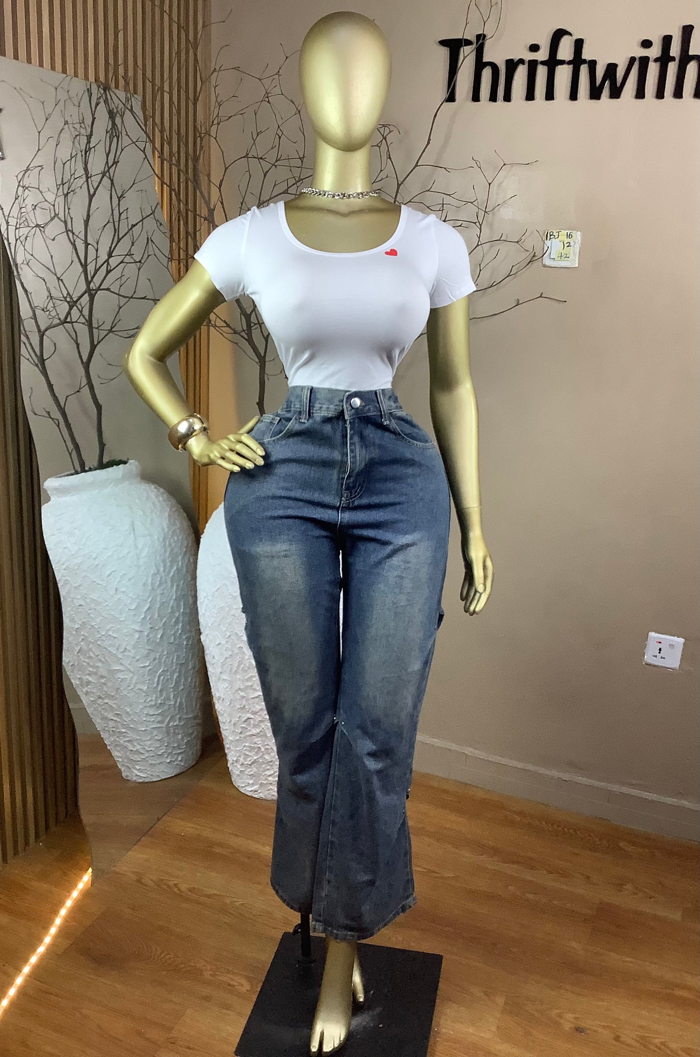 SIZE12 1Baggy jean16 Length42 (Jean only)
