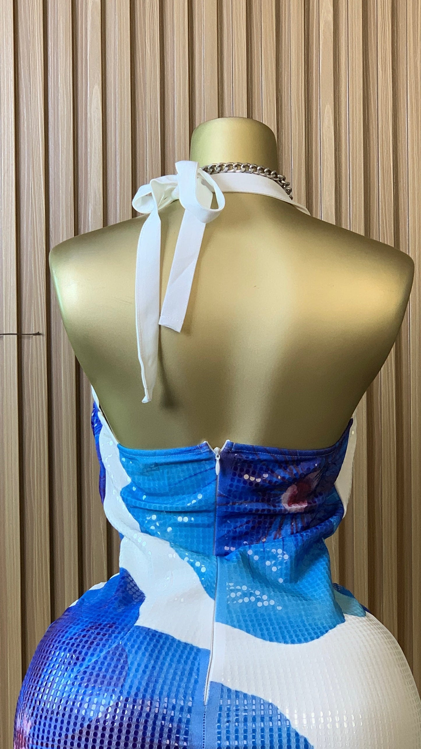 PARADISE SIZE6 (blue&white floral)