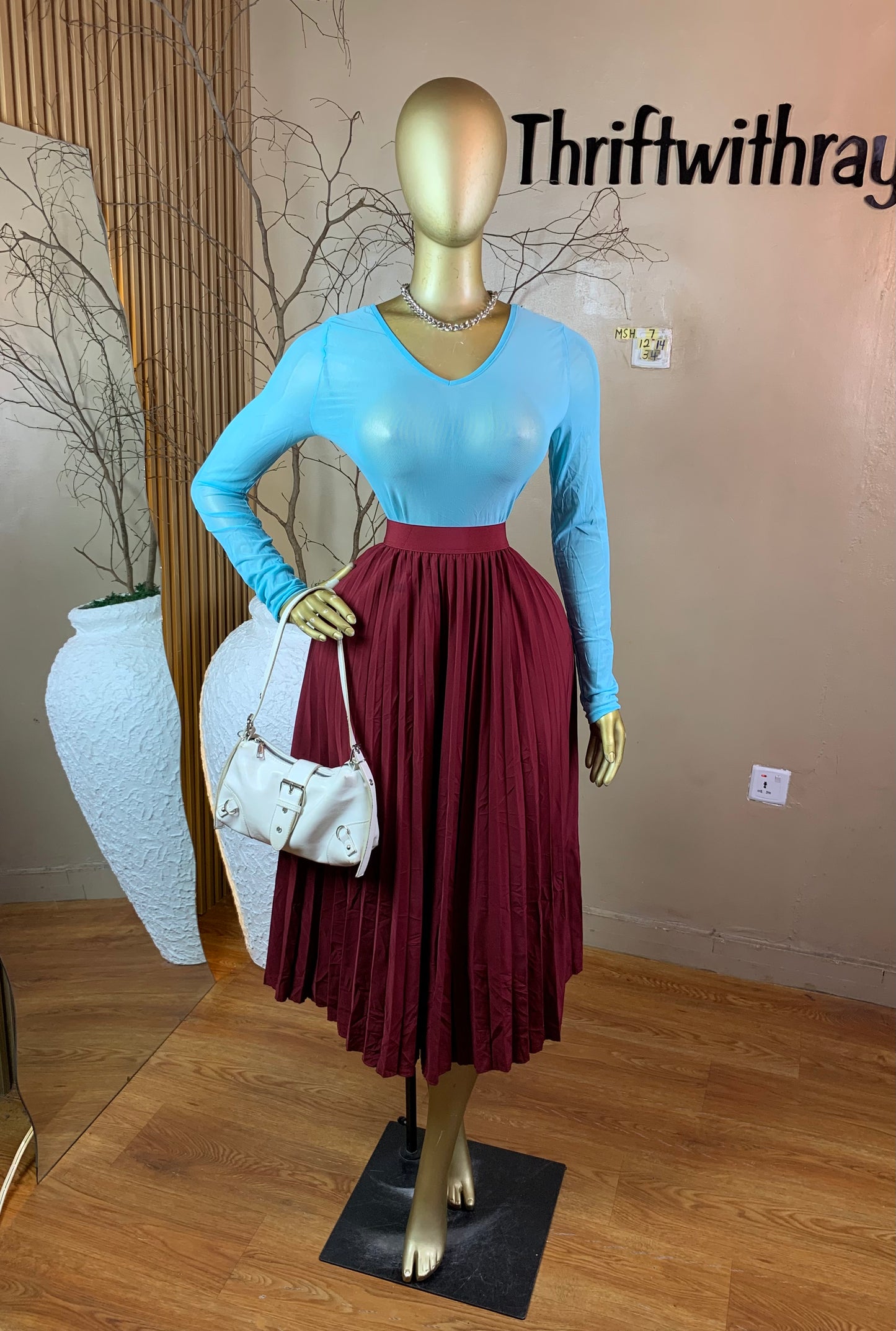 SIZE12 MSH7 BLUE MESH TOP ONLY