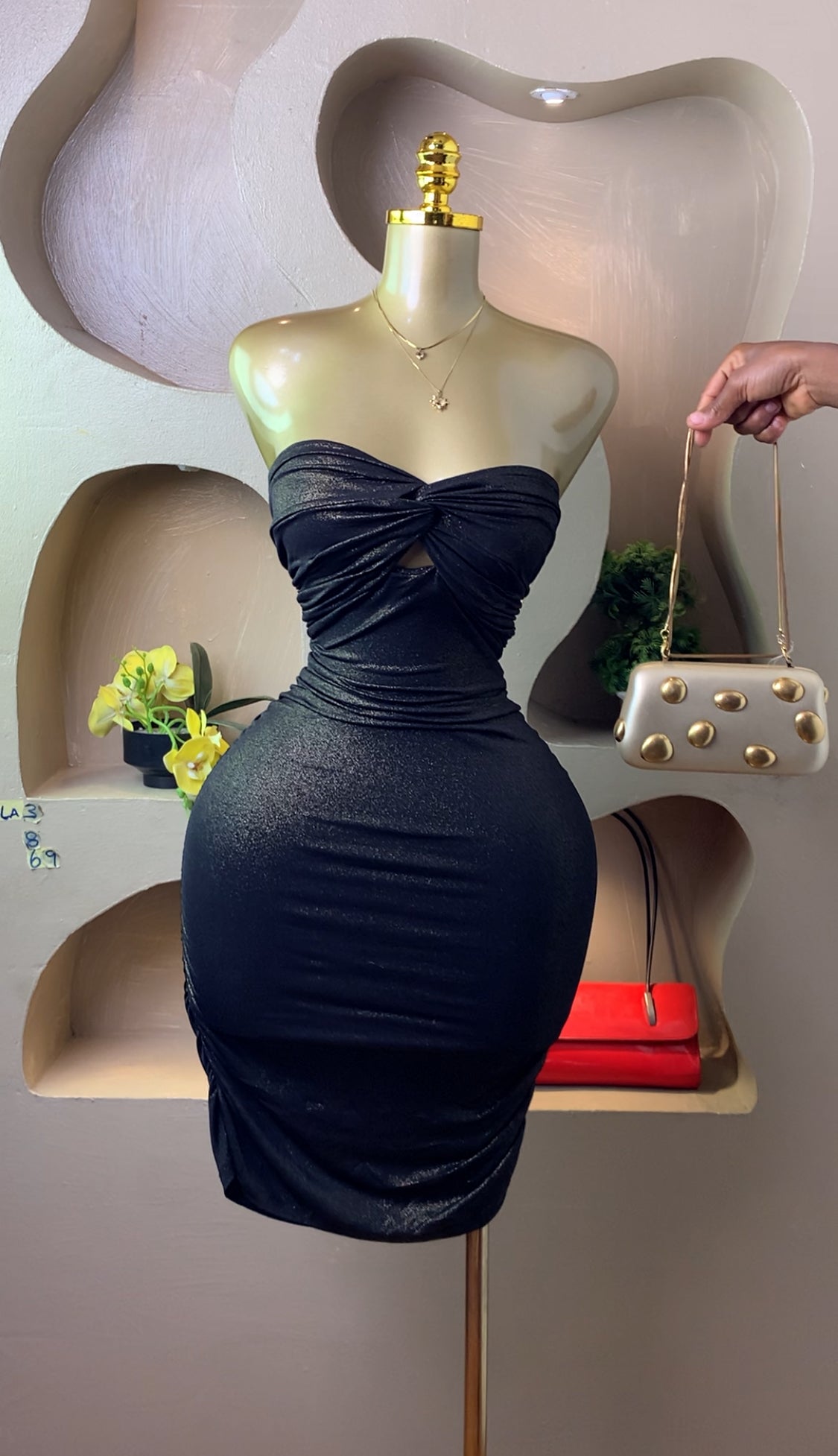 ZILA10 PARTY DRESS SIZE8 Length39
