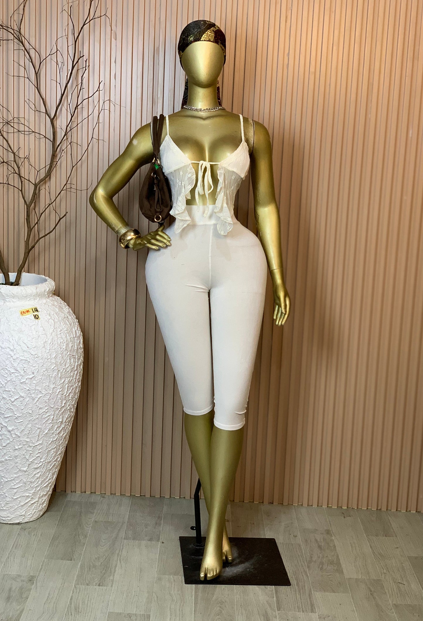 OVAL14 SIZE10 white top