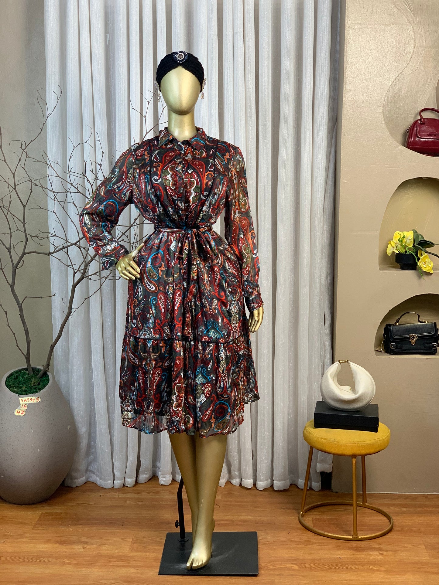 SASSY5 SIZE16 DRESS Length47