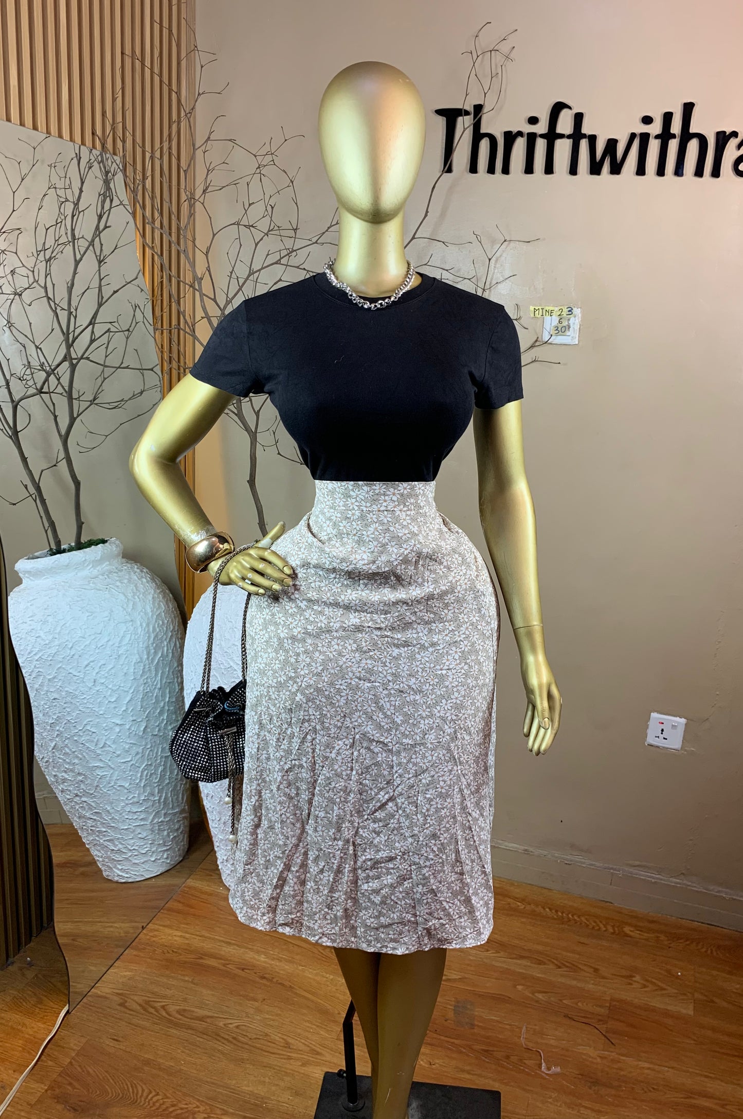 SIZE6 MINE23 Length30(Skirt only)