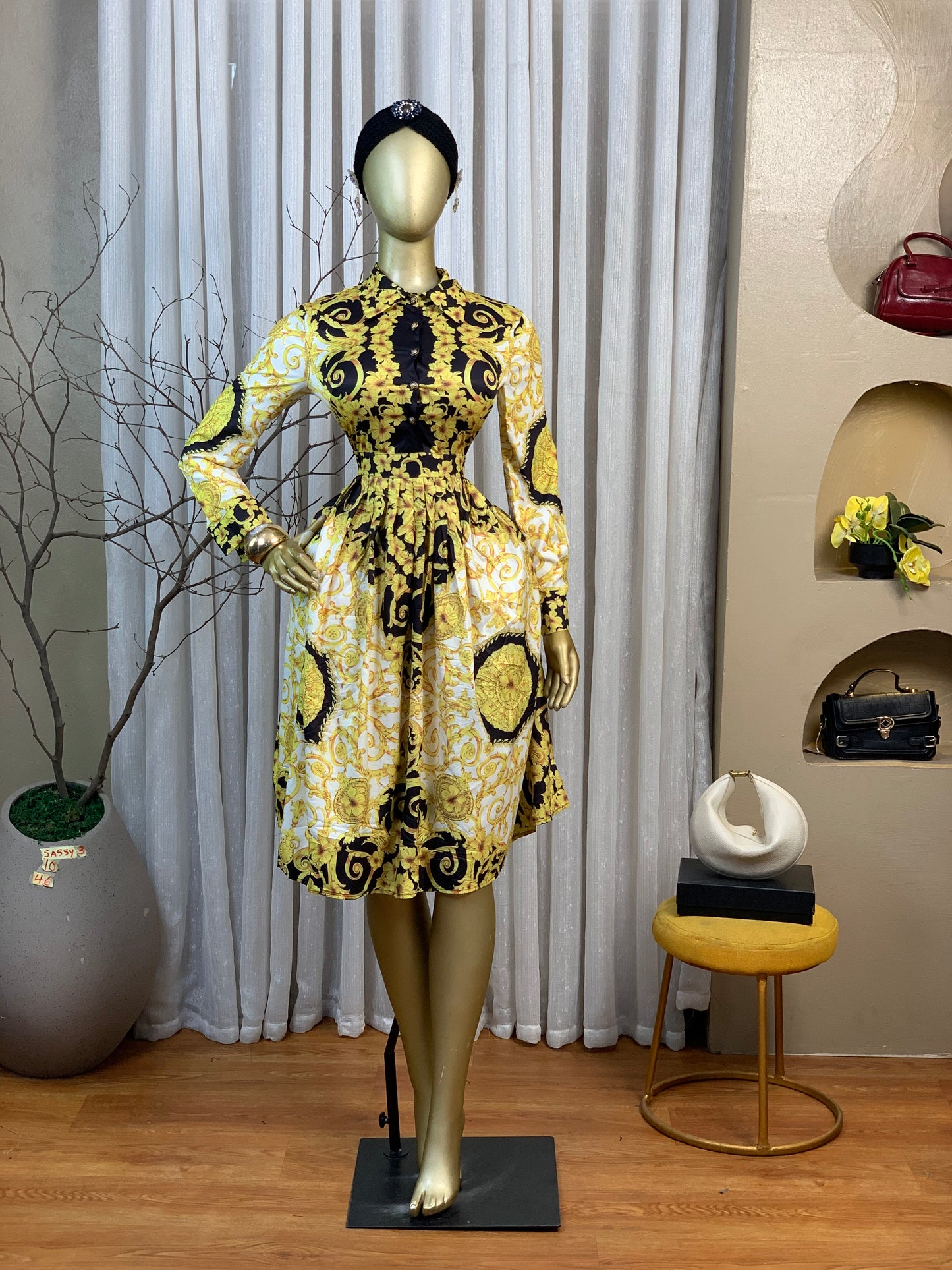 SASSY3 SIZE10 DRESS Length46